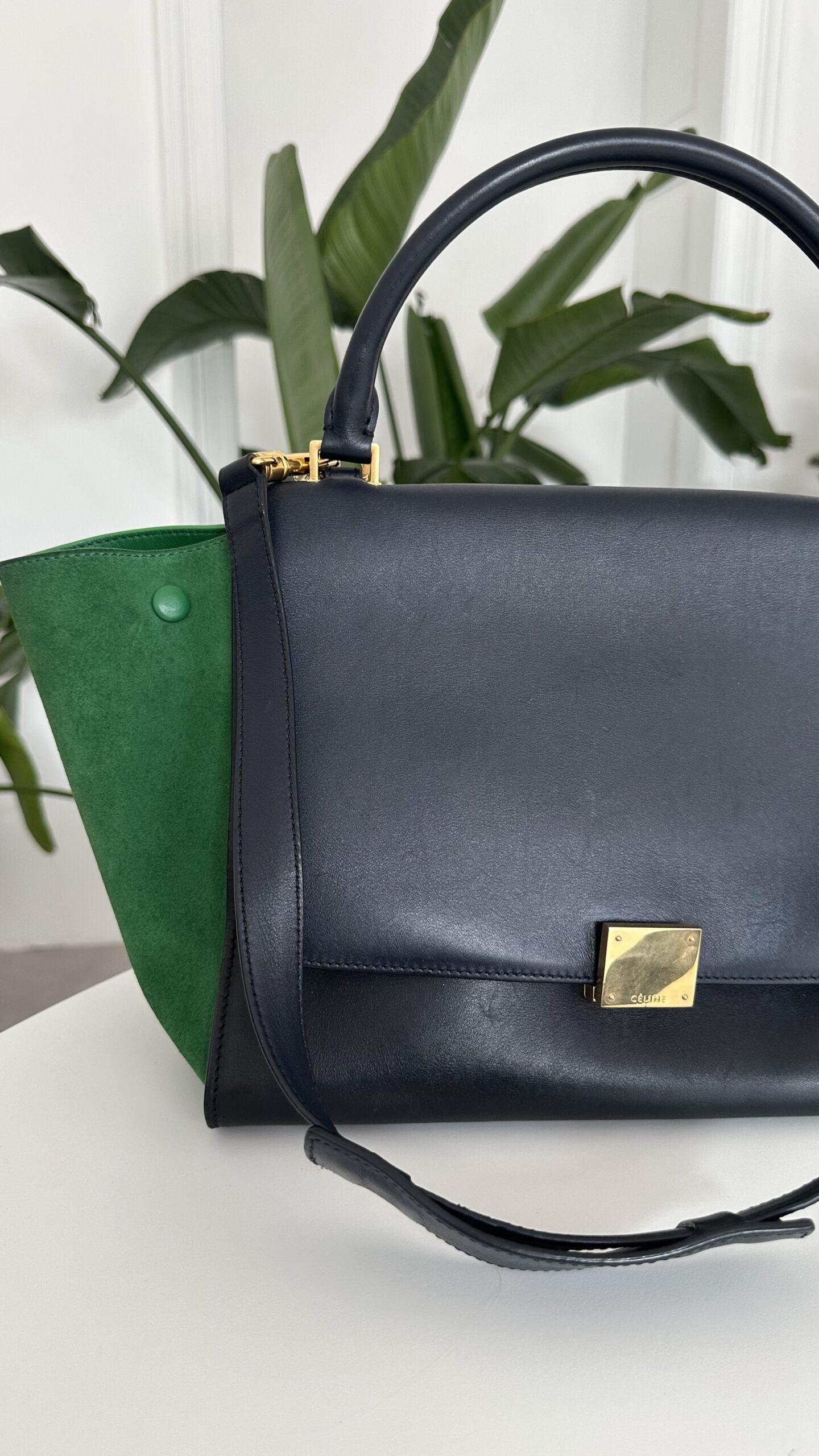 Celine Trapeze duża klasyczna torebka - obrazek 2