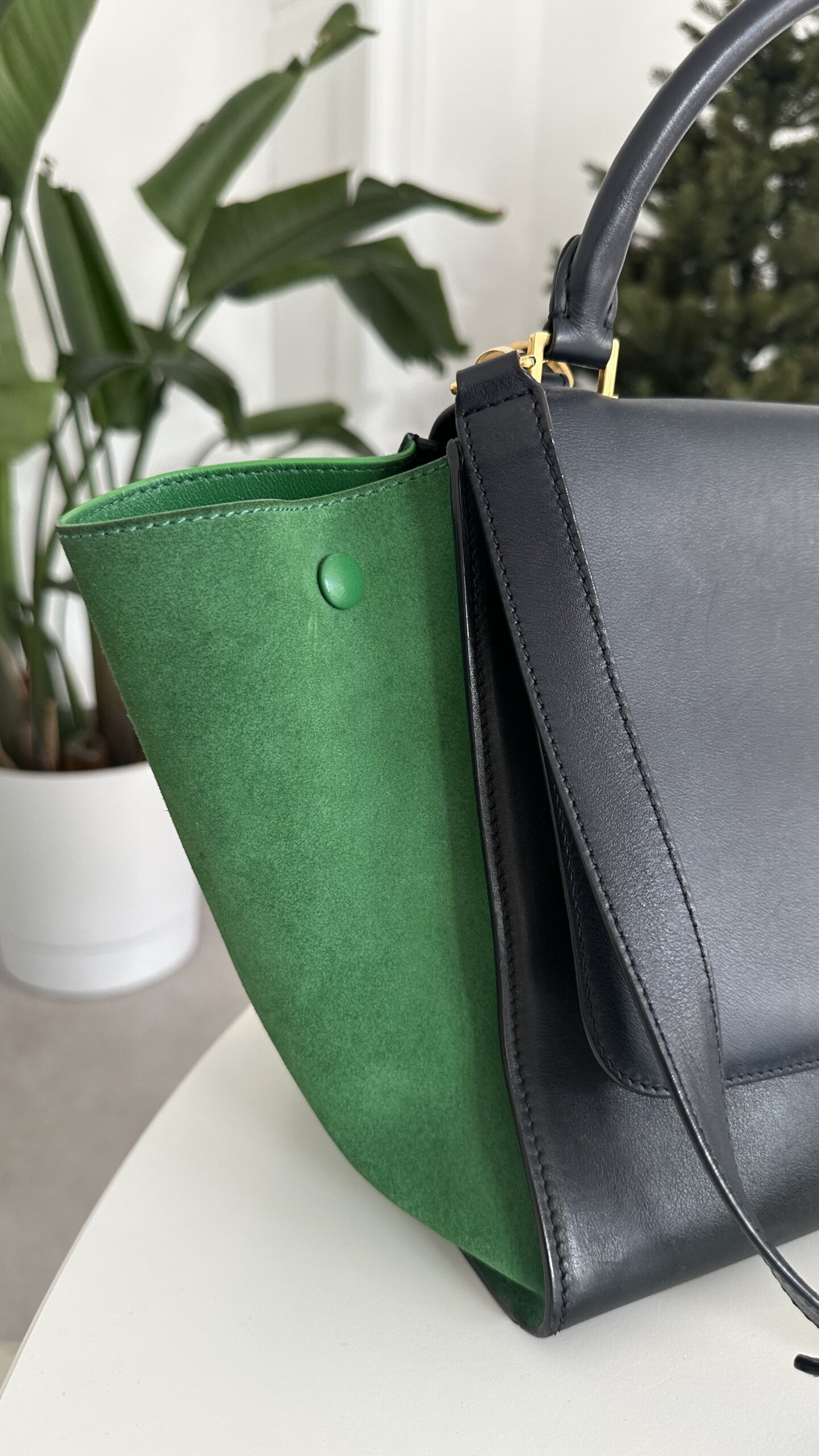 Celine Trapeze duża klasyczna torebka - obrazek 3