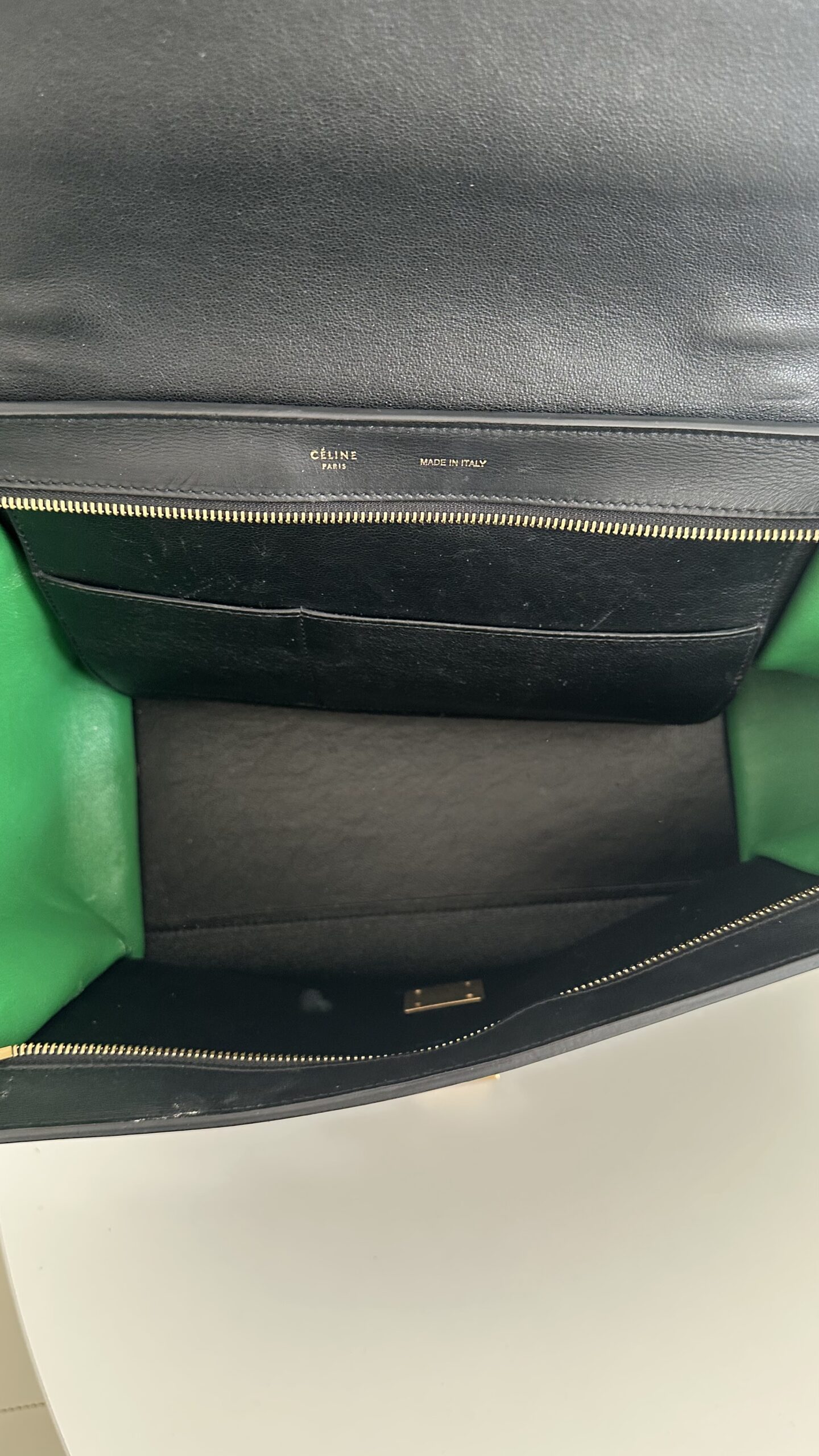 Celine Trapeze duża klasyczna torebka - obrazek 6