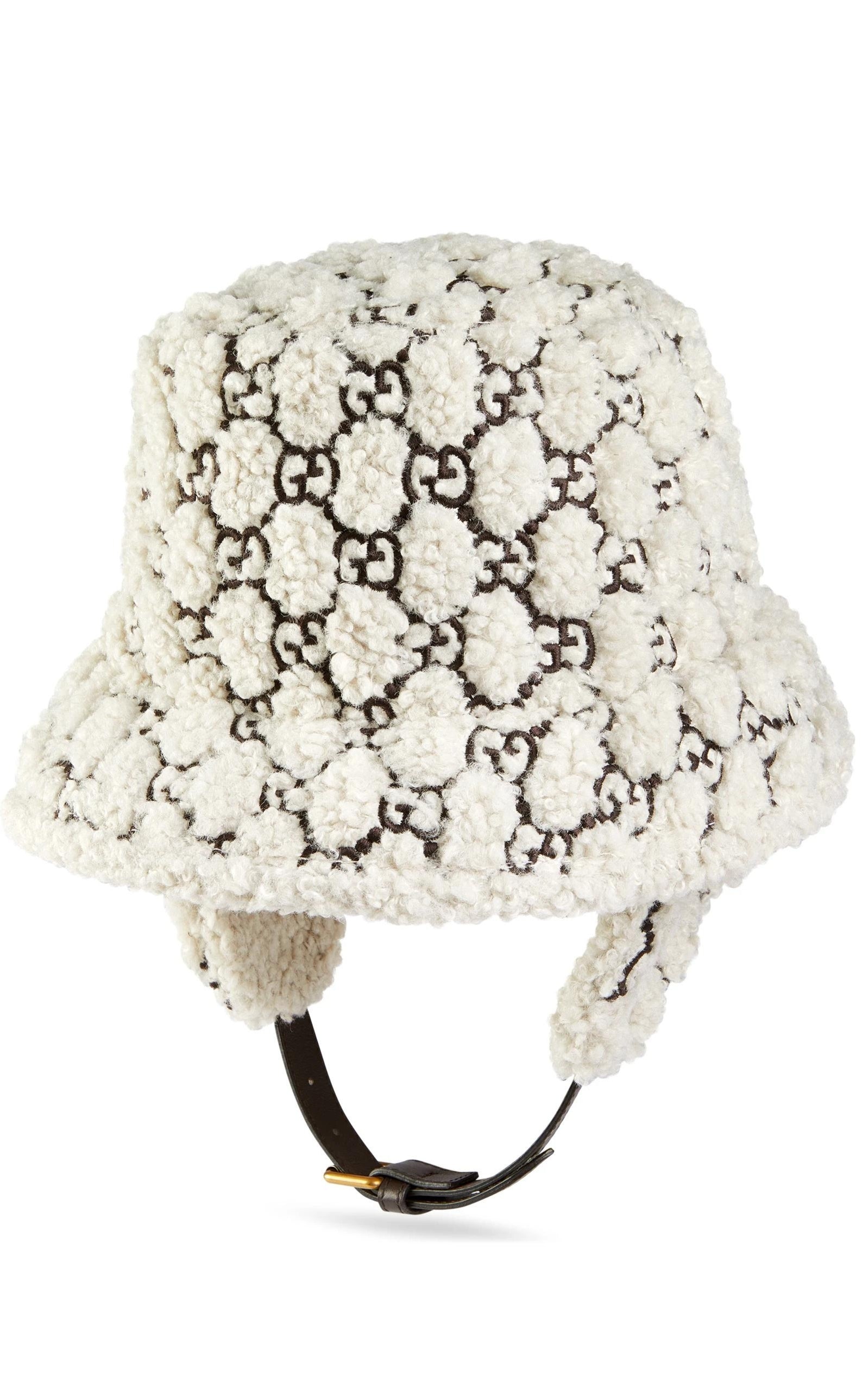 Gucci zimowa barankowa czapka - obrazek 2