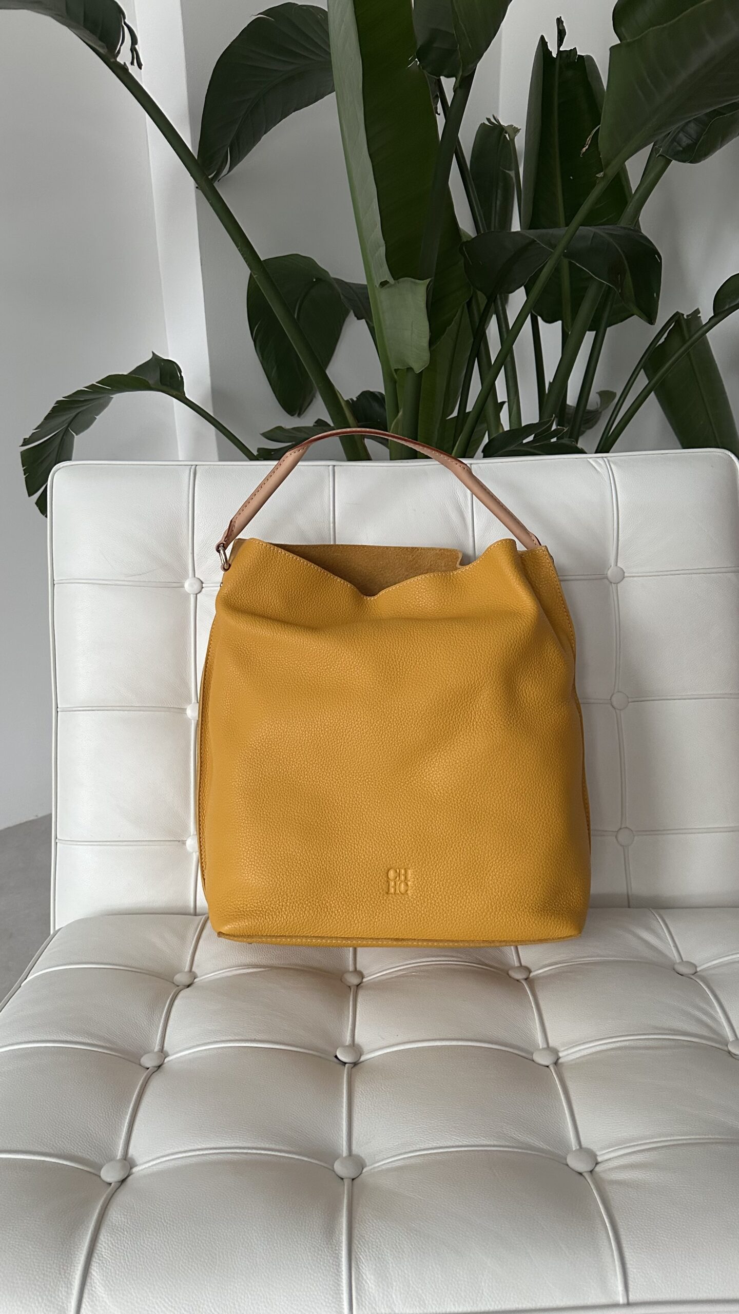 Carolina Herrera żółta nowa torebka