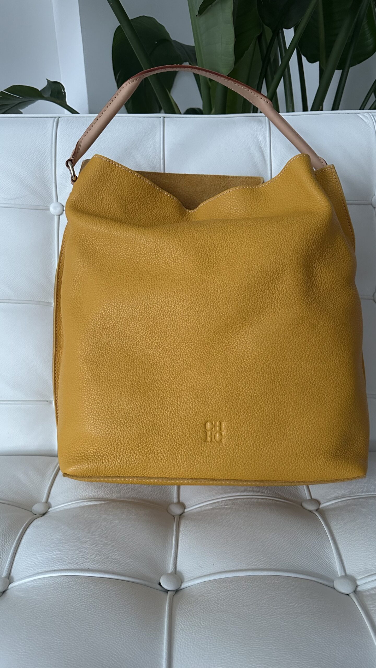 Carolina Herrera żółta nowa torebka - obrazek 2