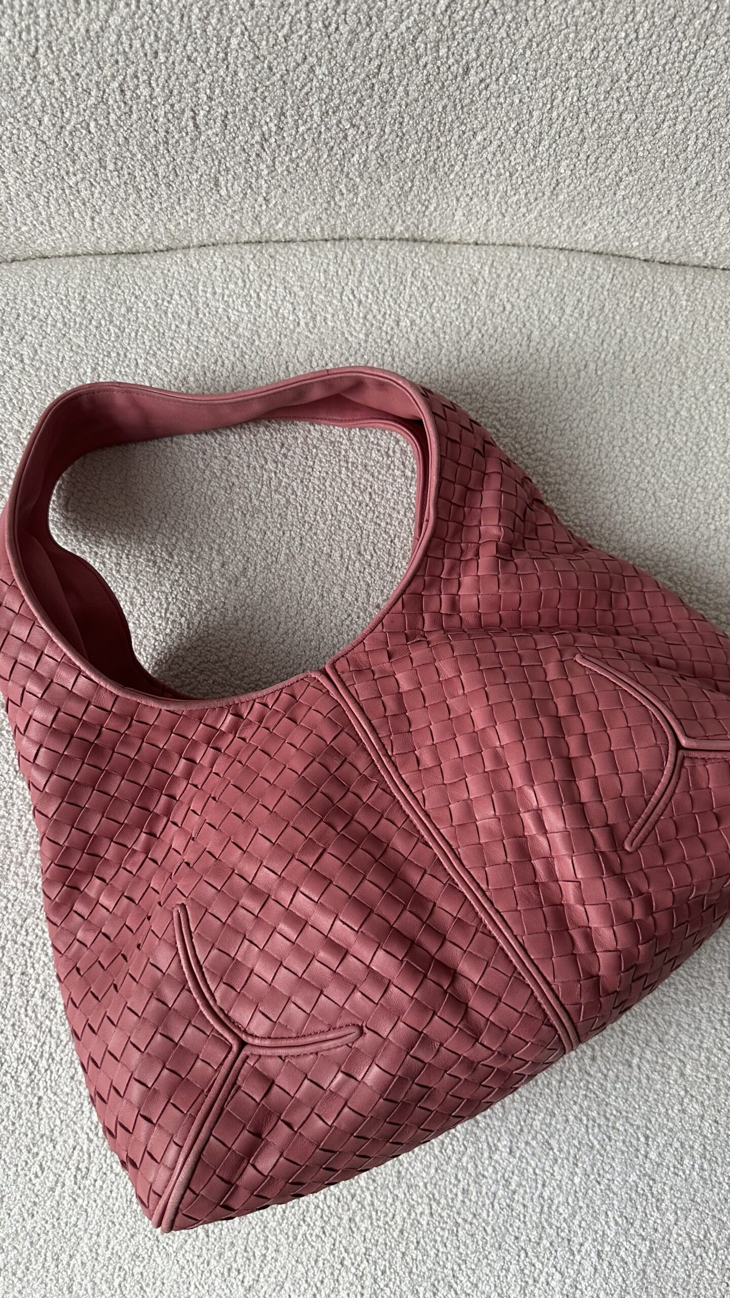 Bottega Veneta torebka w kolorze brudnego różu - obrazek 4
