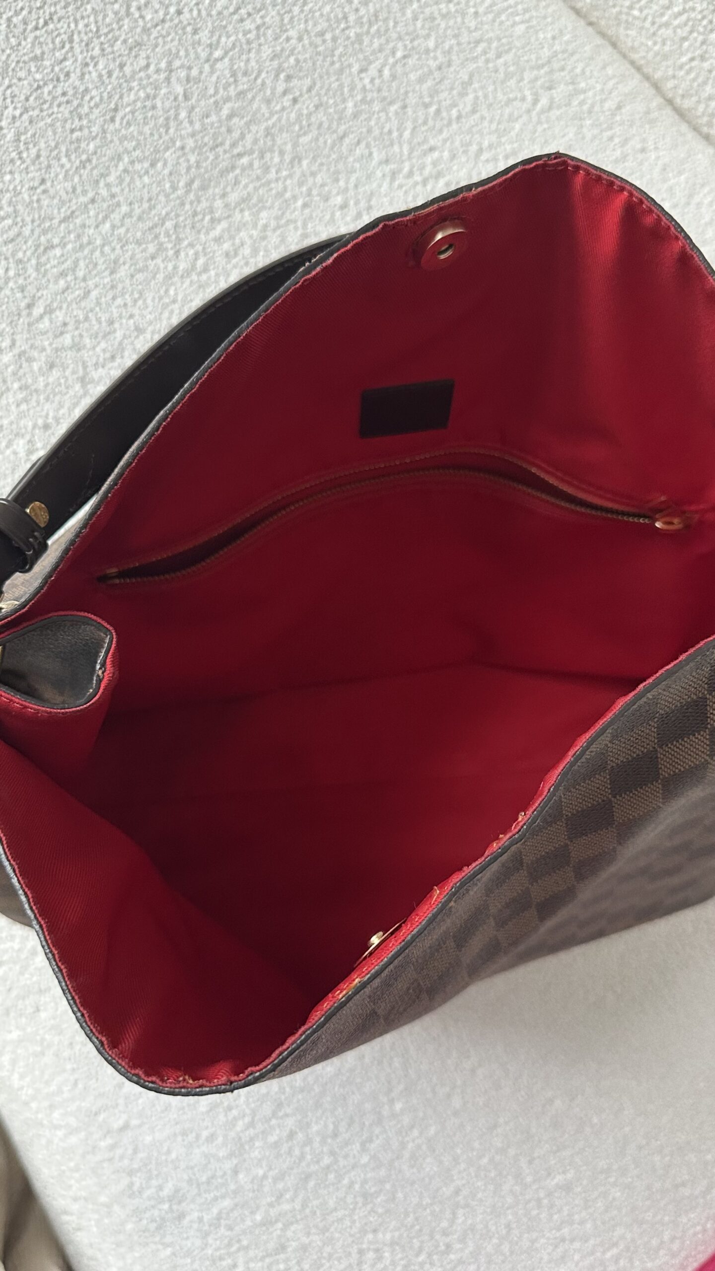 Louis Vuitton Graceful MM Damier Ebene duża torebka - obrazek 5