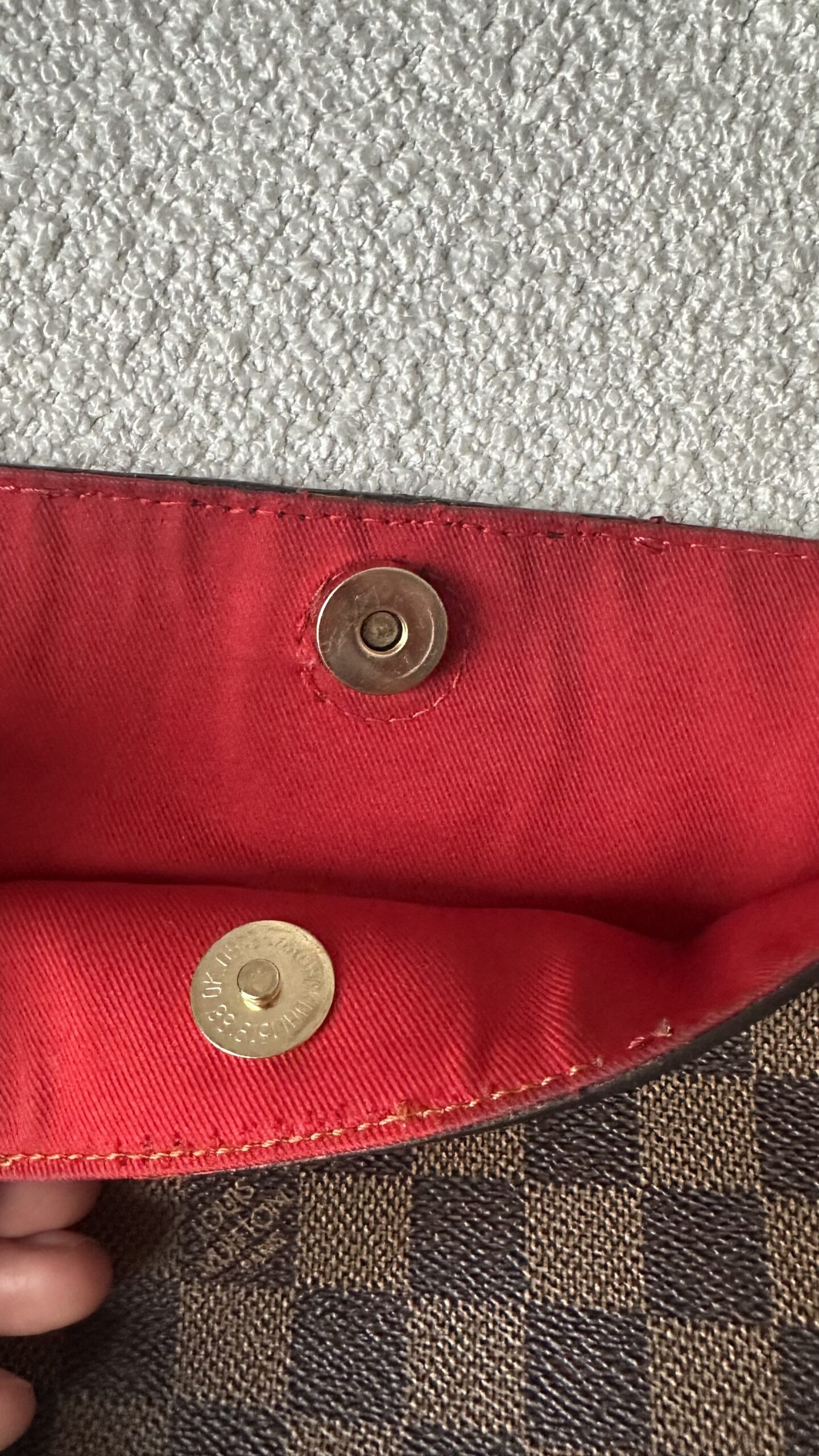 Louis Vuitton Graceful MM Damier Ebene duża torebka - obrazek 6