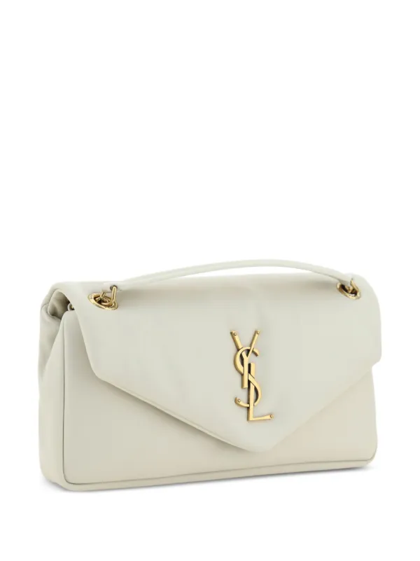 Saint Laurent Calypso kremowa torebka - obrazek 9