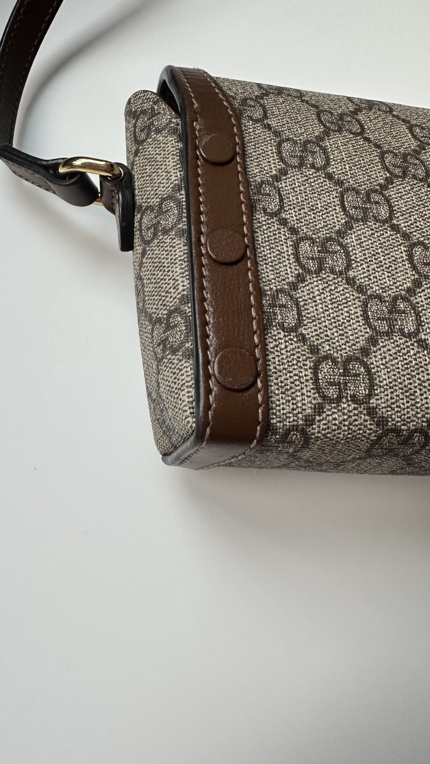 Gucci Horsebit mini klasyczna kopertowa torebka - obrazek 5