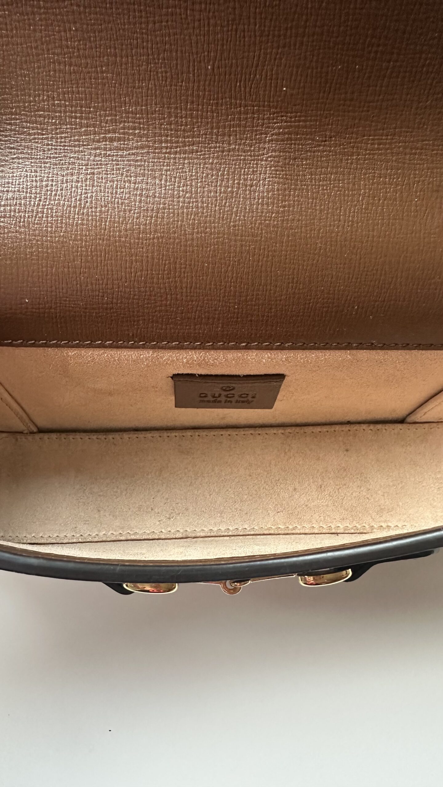 Gucci Horsebit mini klasyczna kopertowa torebka - obrazek 6