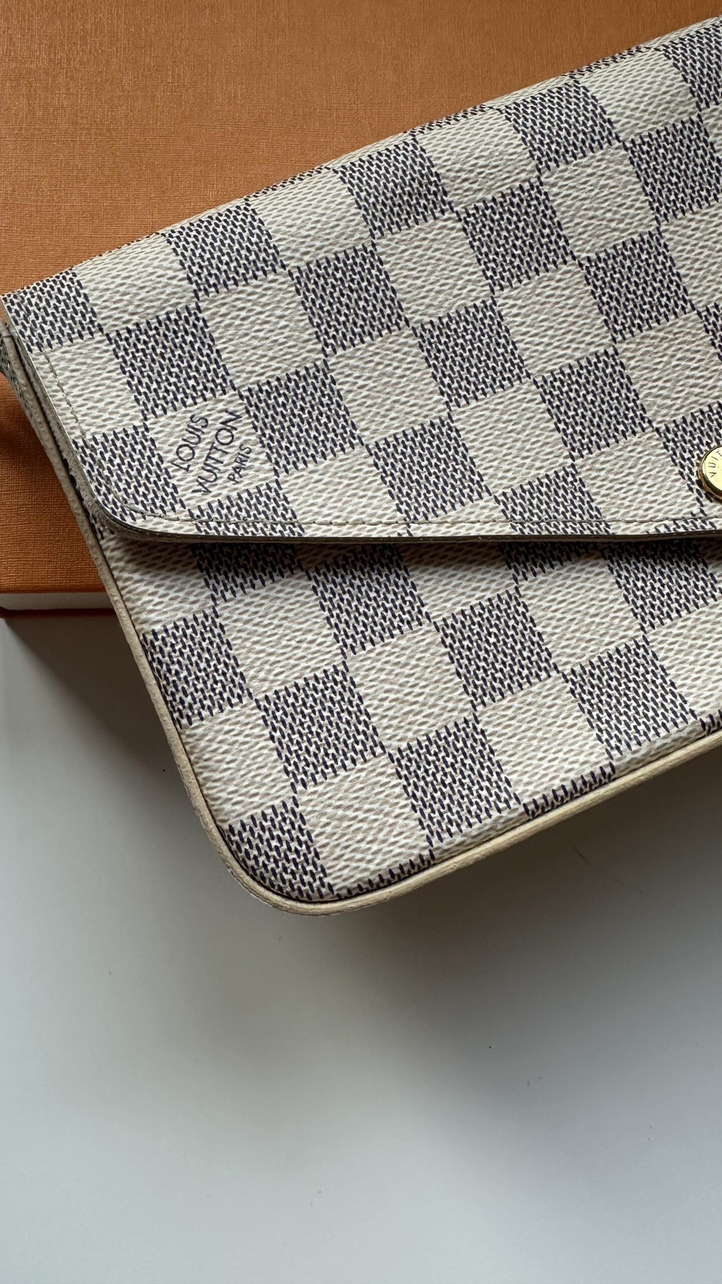 Louis Vuitton Felicie Monogram azur damier torebka - obrazek 4