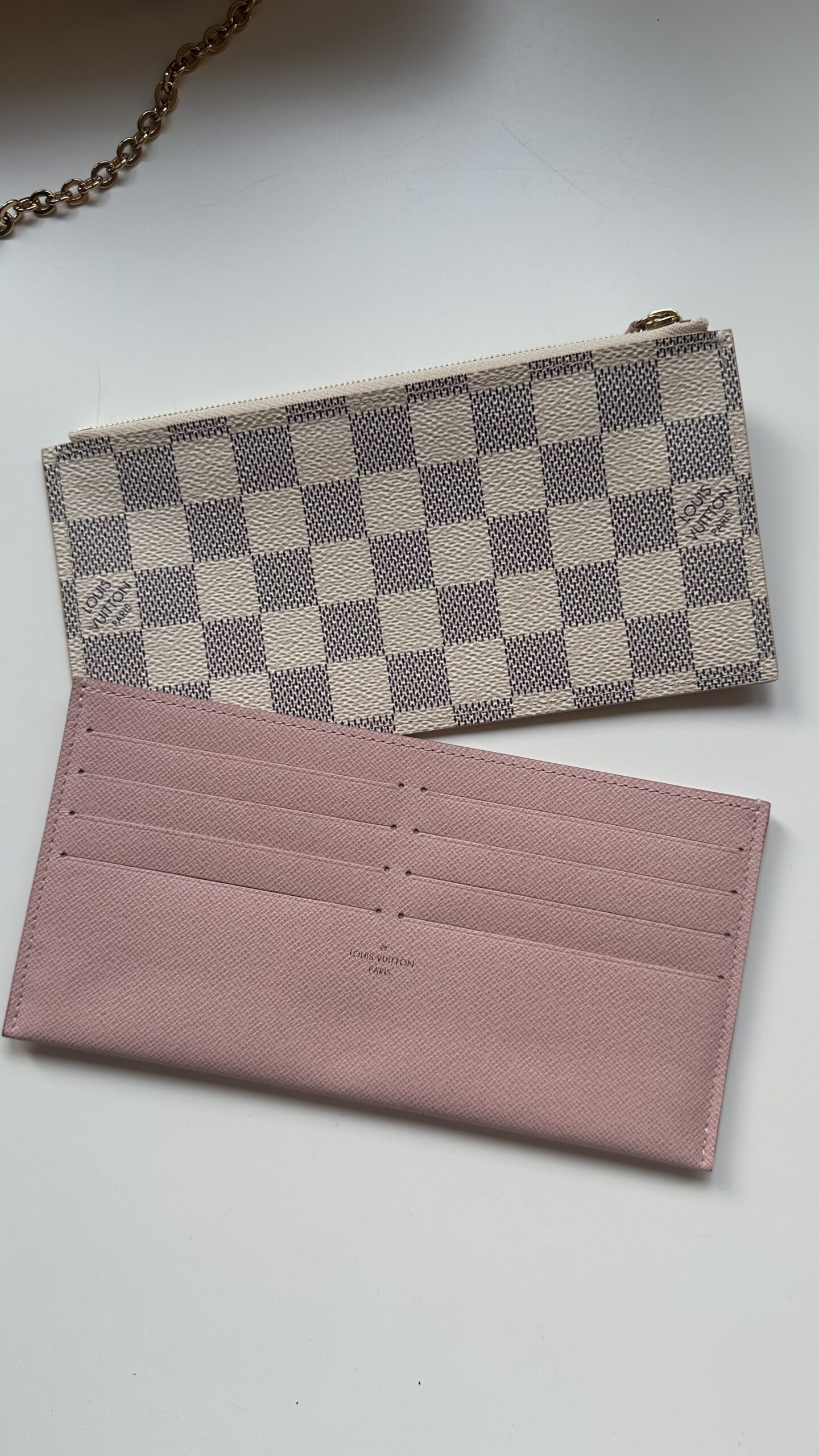 Louis Vuitton Felicie Monogram azur damier torebka - obrazek 7