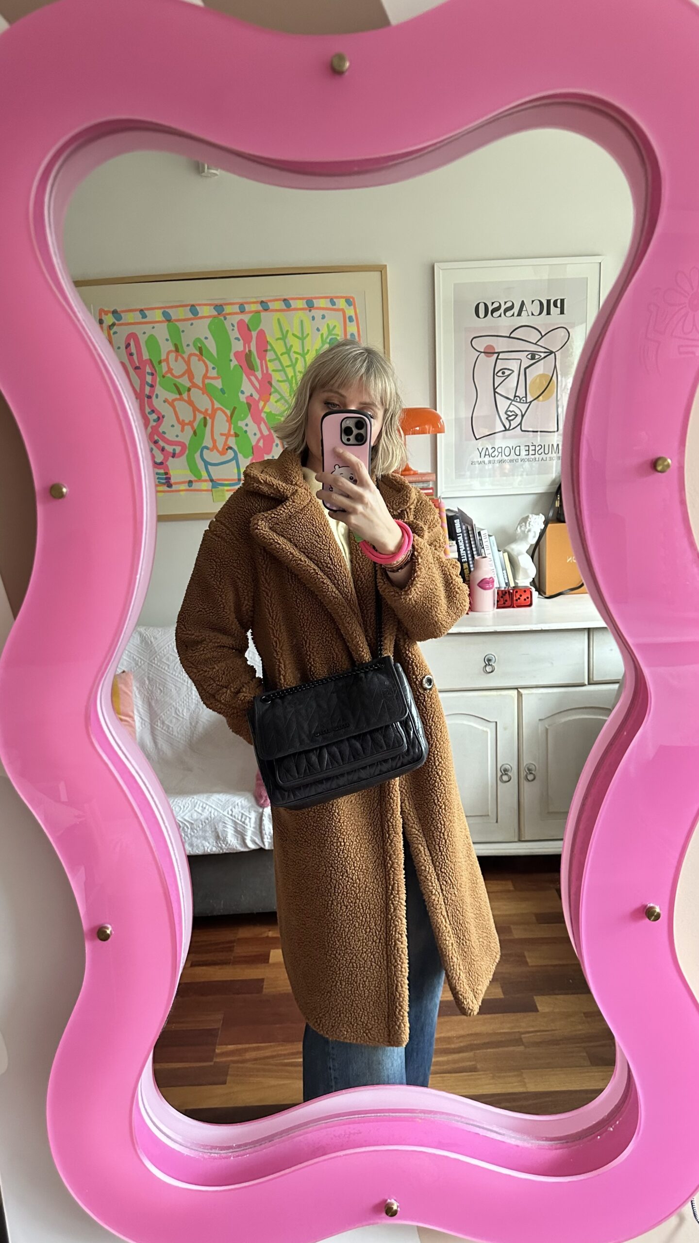 Miu Miu Matelassé czarna klasyczna torebka - obrazek 8