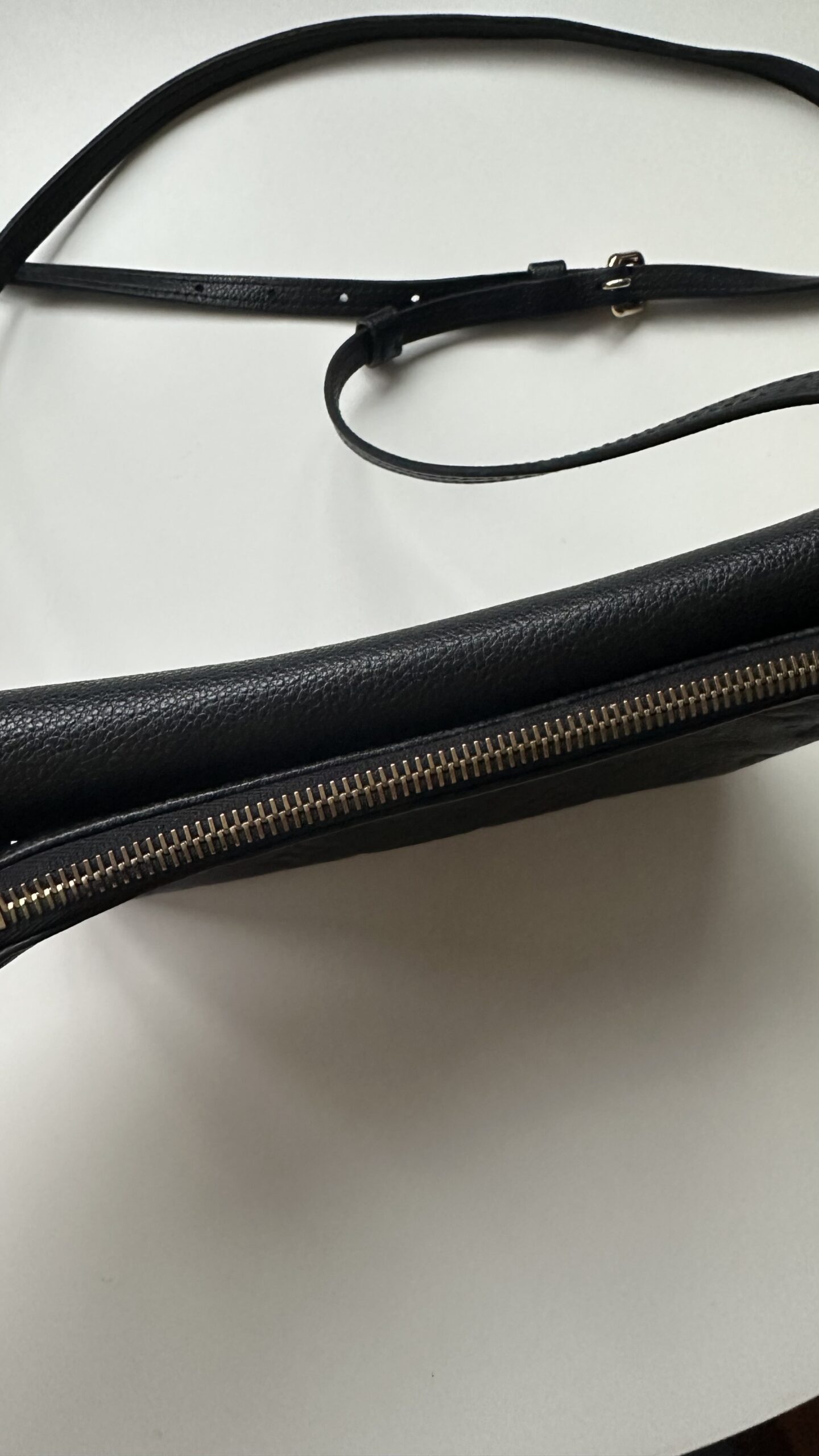 LOUIS VUITTON Black Monogram Empreinte Leather Twice Bag - obrazek 6