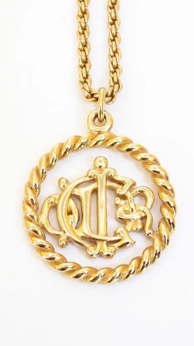 Dior naszyjnik vintage lata 80 - obrazek 4