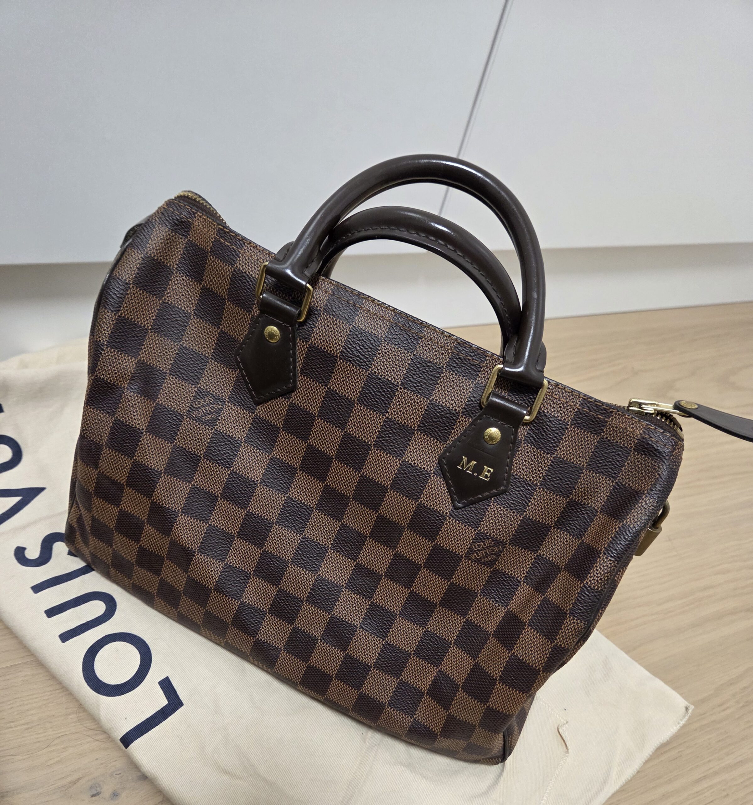 Louis Vuitton Speedy 30 Damier Ebene Vintage