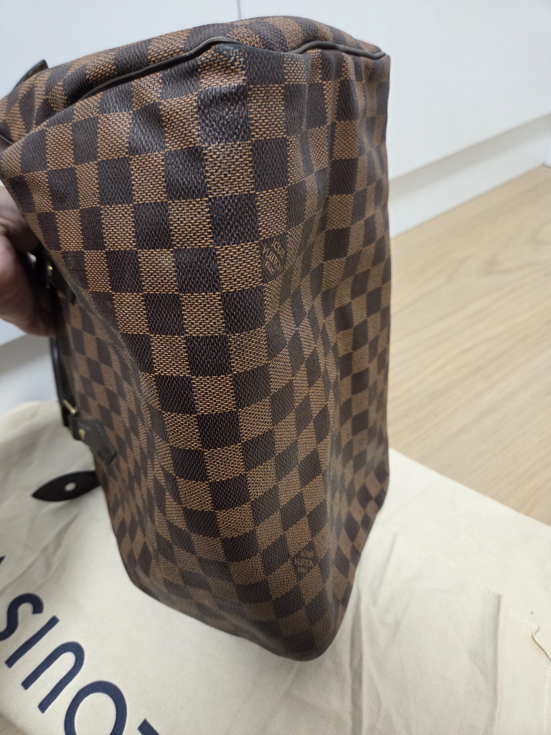 Louis Vuitton Speedy 30 Damier Ebene Vintage - obrazek 9