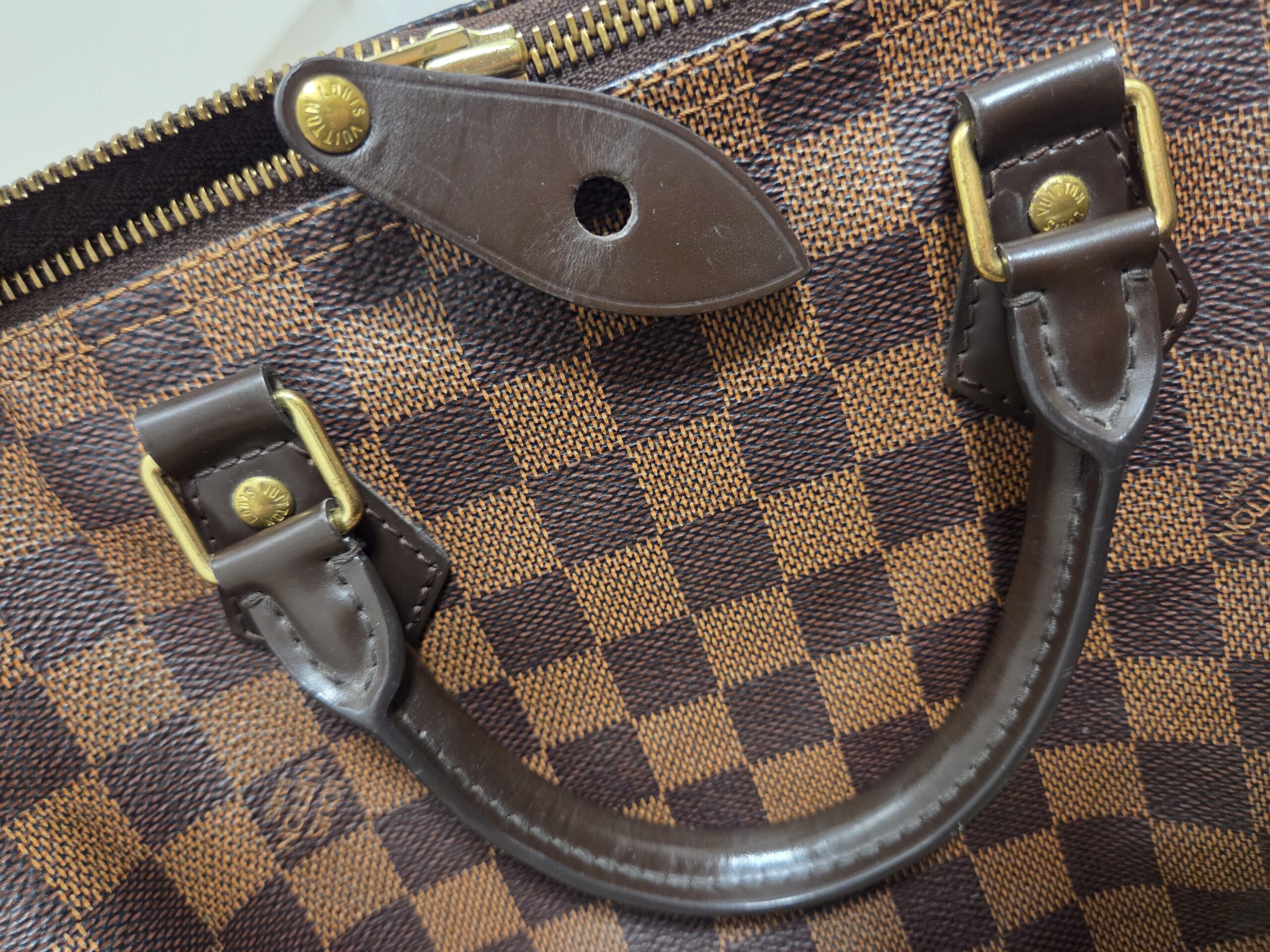 Louis Vuitton Speedy 30 Damier Ebene Vintage - obrazek 14
