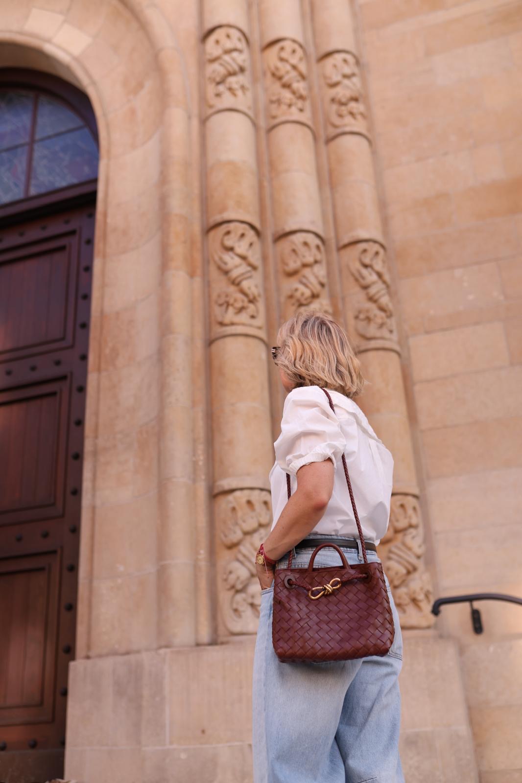 Bottega Veneta Andiamo brązowa torebka - obrazek 4