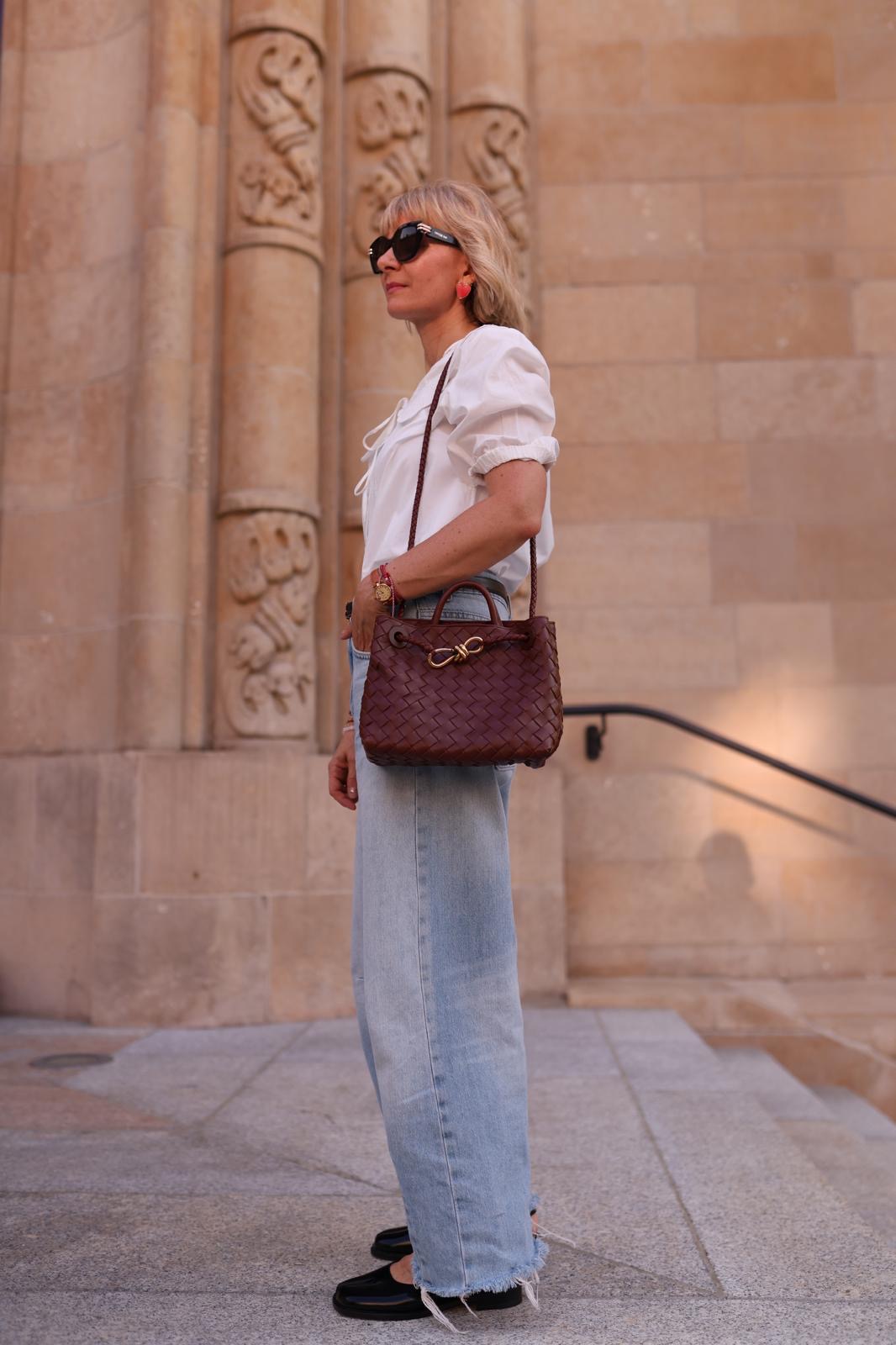 Bottega Veneta Andiamo brązowa torebka - obrazek 5