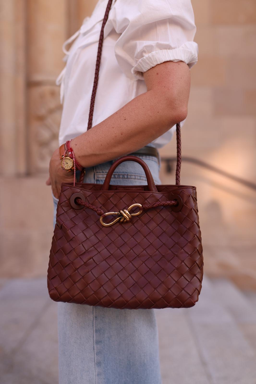 Bottega Veneta Andiamo brązowa torebka - obrazek 2