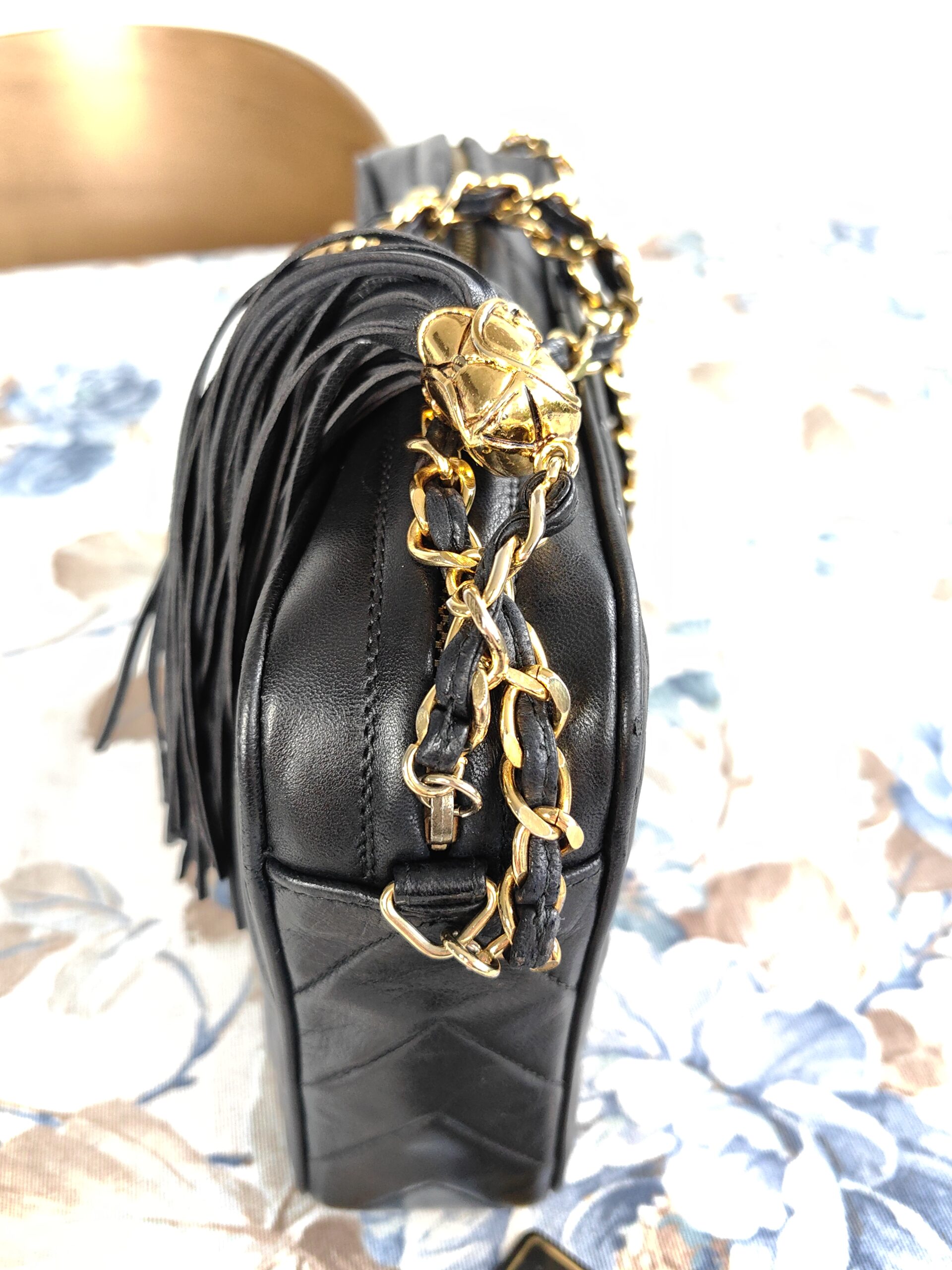 CHANEL CC logo dimond quilted bag - obrazek 17