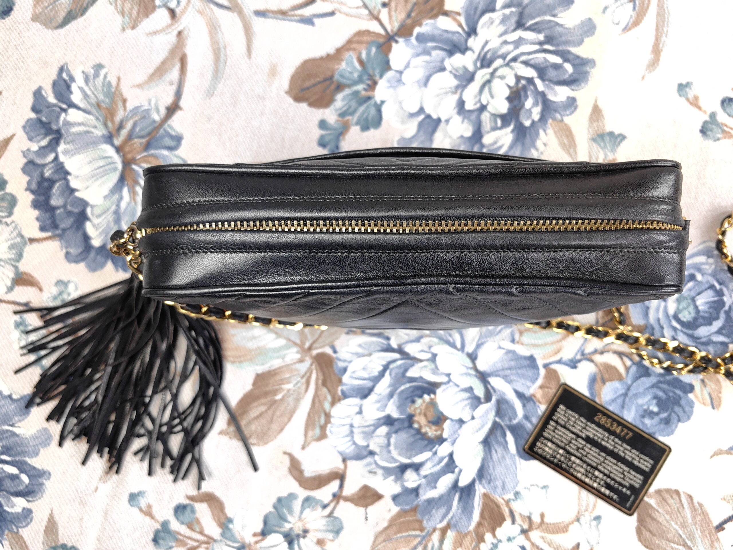 CHANEL CC logo dimond quilted bag - obrazek 11