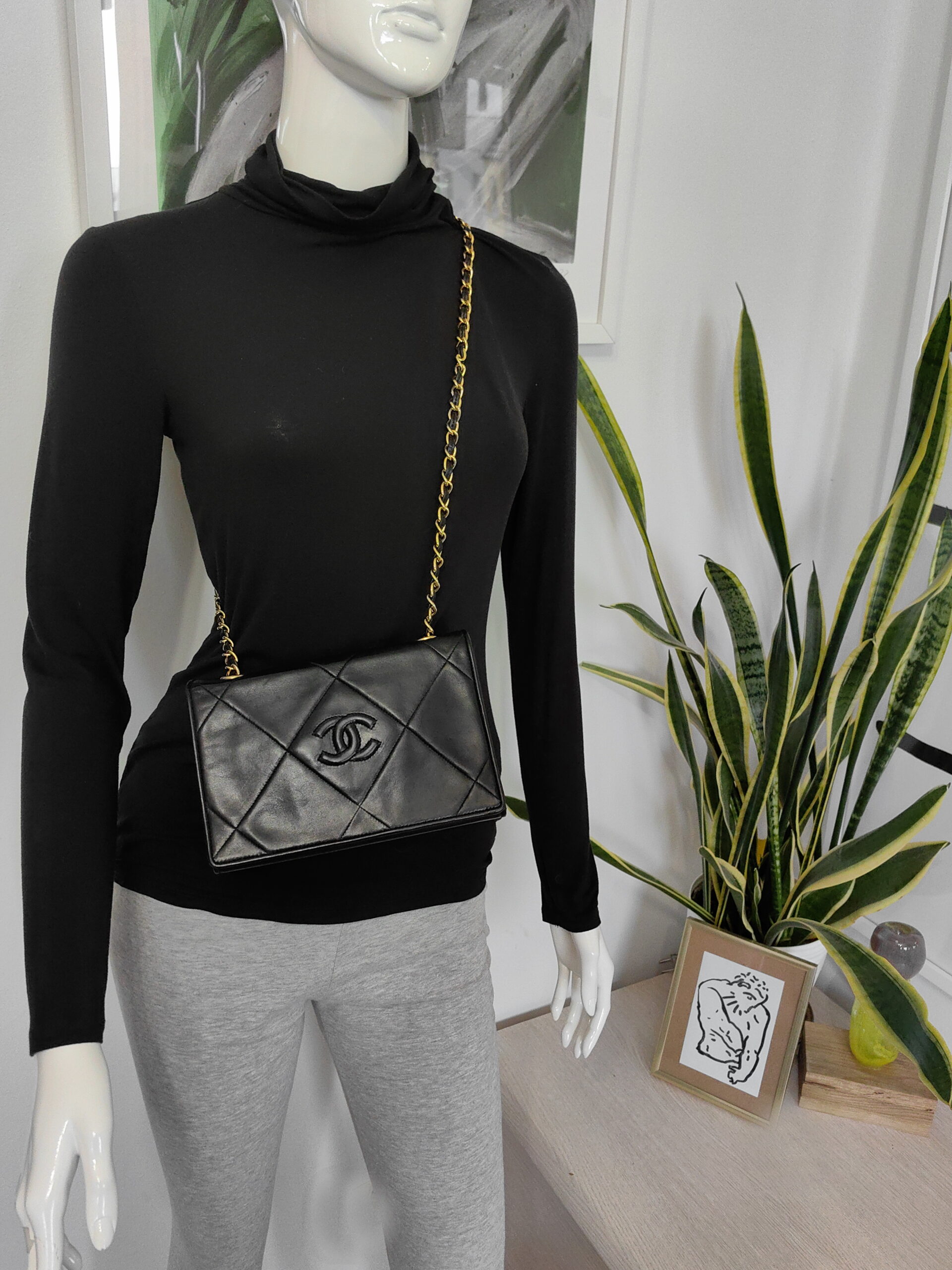 CHANEL CC quilted flap shoulder bag - obrazek 4