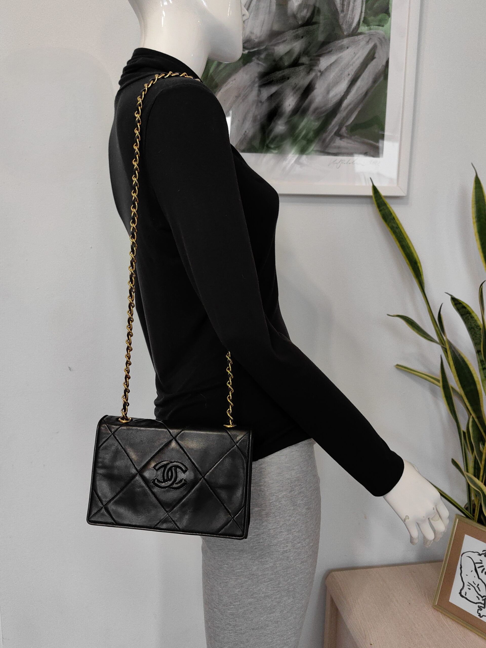 CHANEL CC quilted flap shoulder bag - obrazek 6