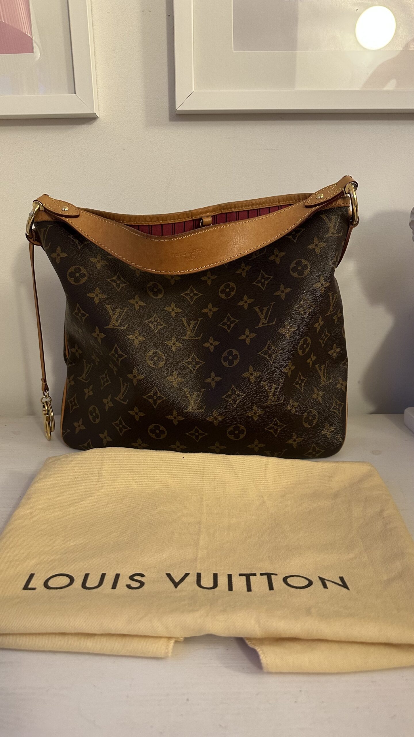 Louis Vuitton Delightfull pm brązowa torebka