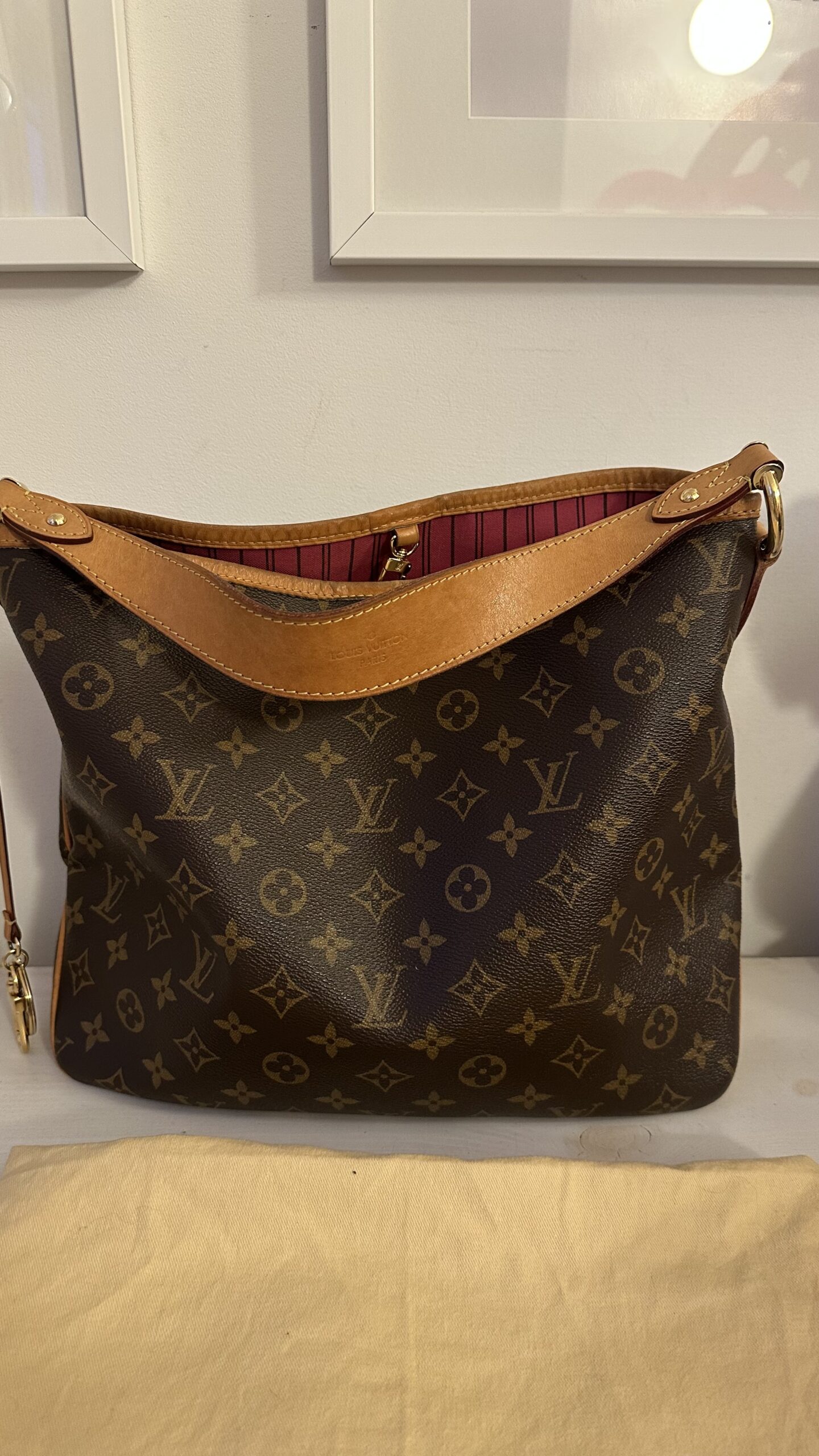 Louis Vuitton Delightfull pm brązowa torebka - obrazek 2