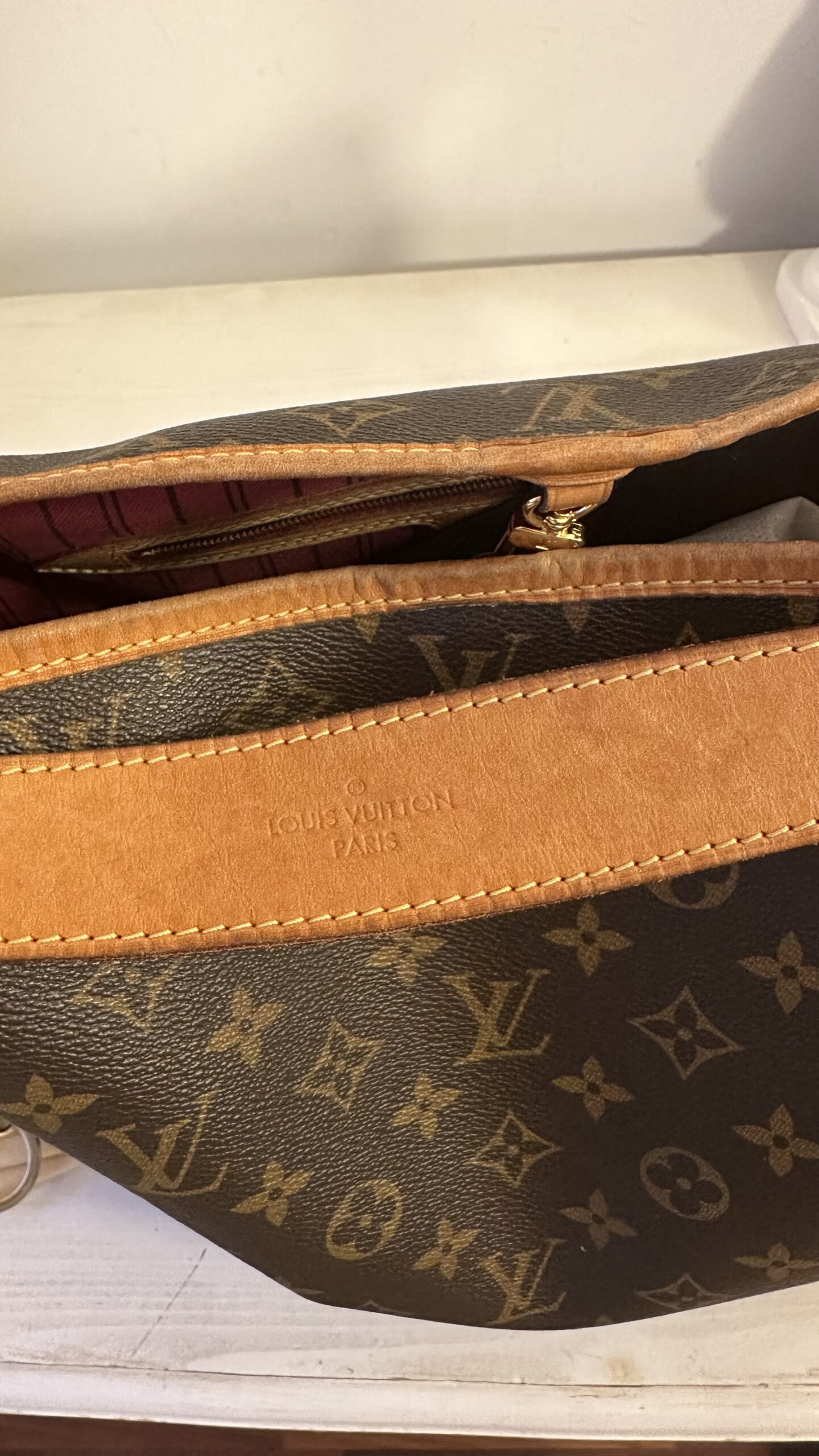 Louis Vuitton Delightfull pm brązowa torebka - obrazek 5