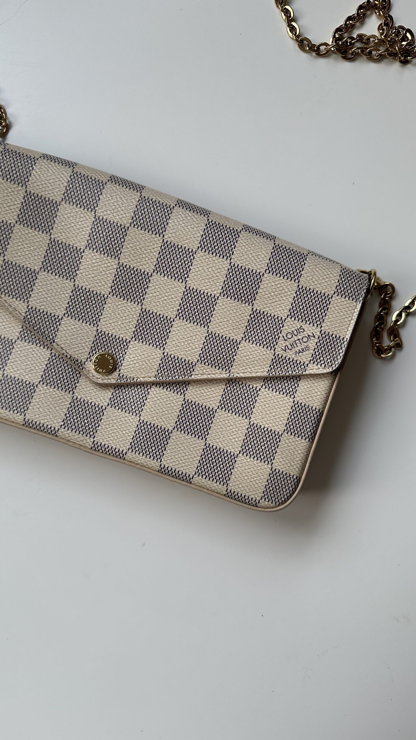 Louis Vuitton Felicie Monogram azur damier torebka - obrazek 3
