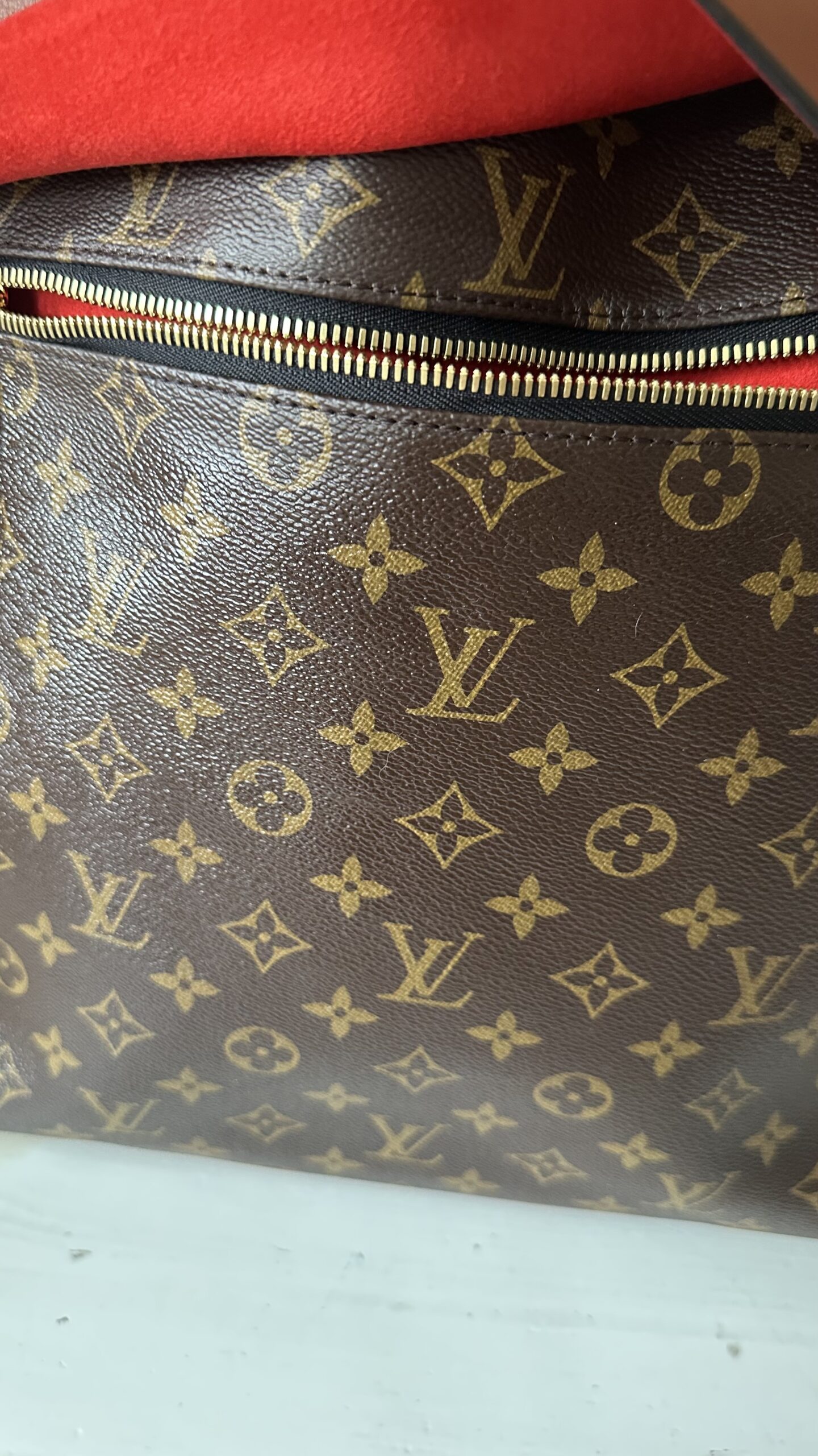 Louis Vuitton Tuileries Hobo monogram duża torebka - obrazek 7