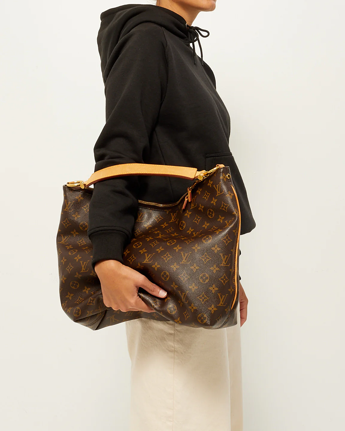 Louis Vuitton Sully MM monogram torebka - obrazek 8