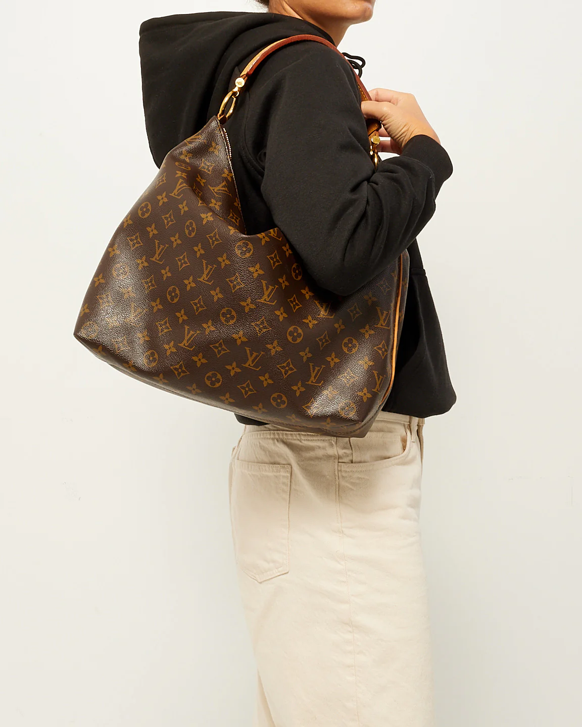 Louis Vuitton Sully MM monogram torebka - obrazek 9