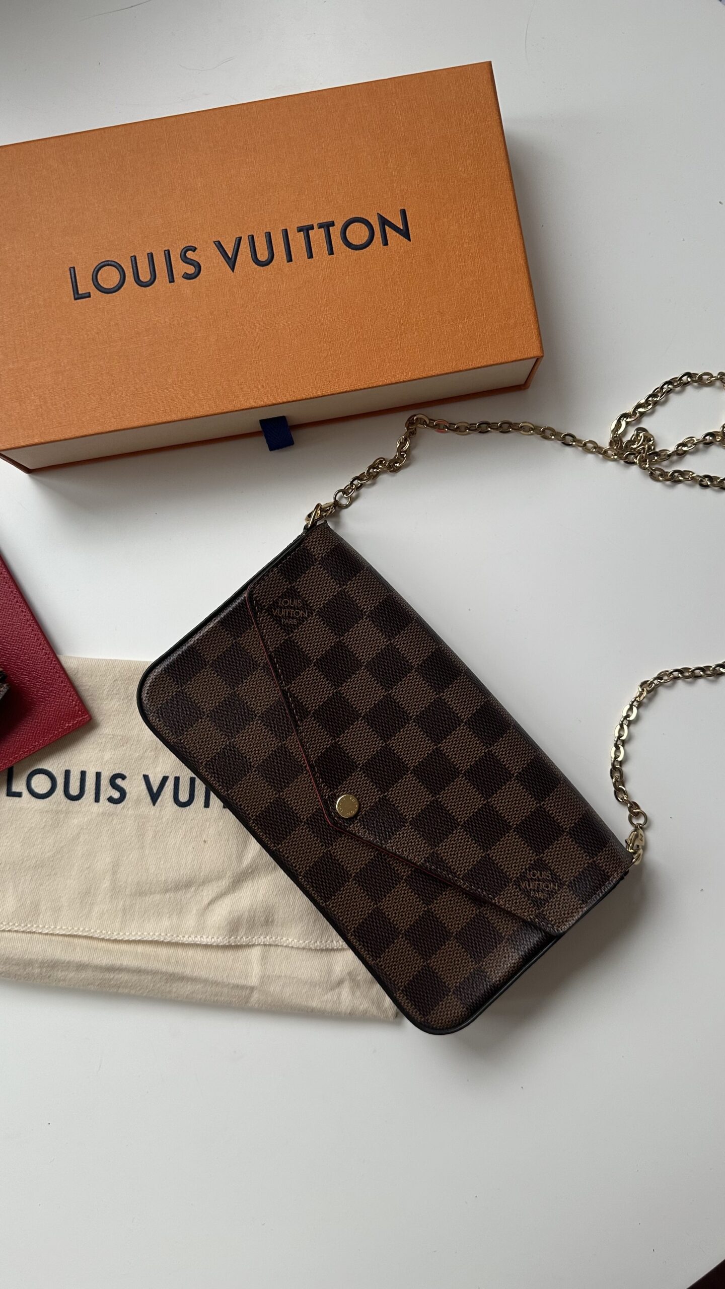 Louis Vuitton Felicie damier torebka - obrazek 2
