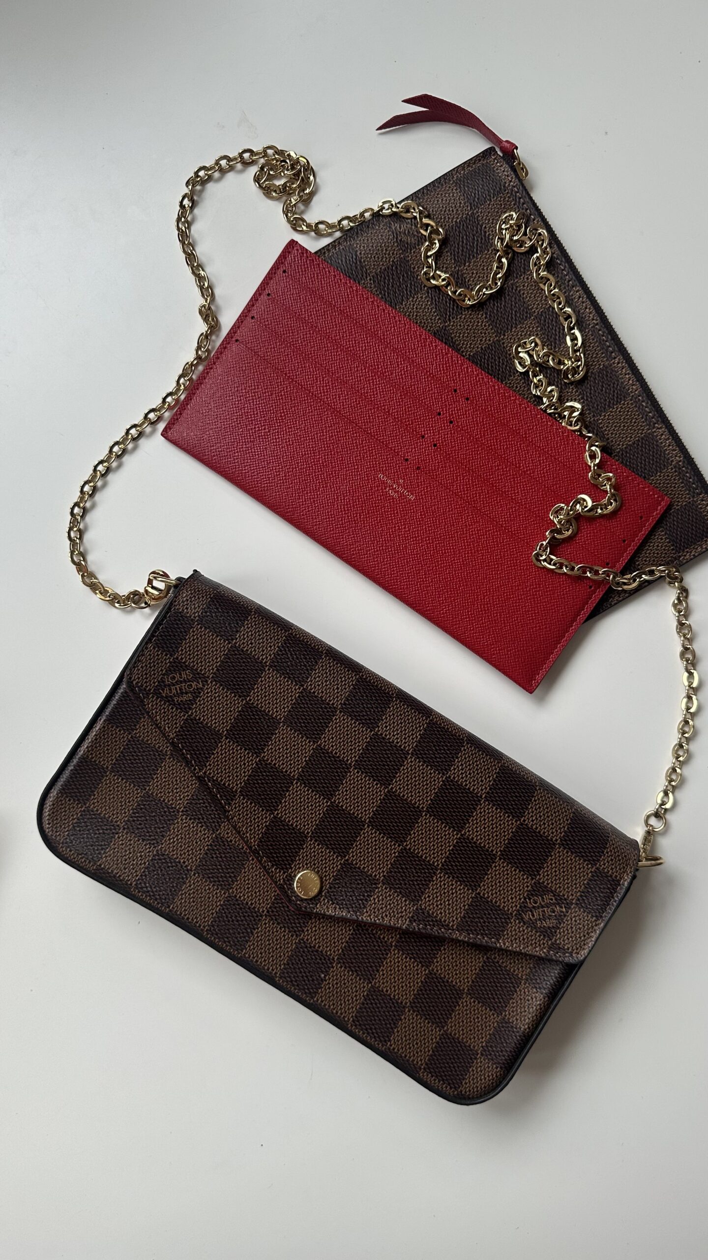 Louis Vuitton Felicie damier torebka - obrazek 3