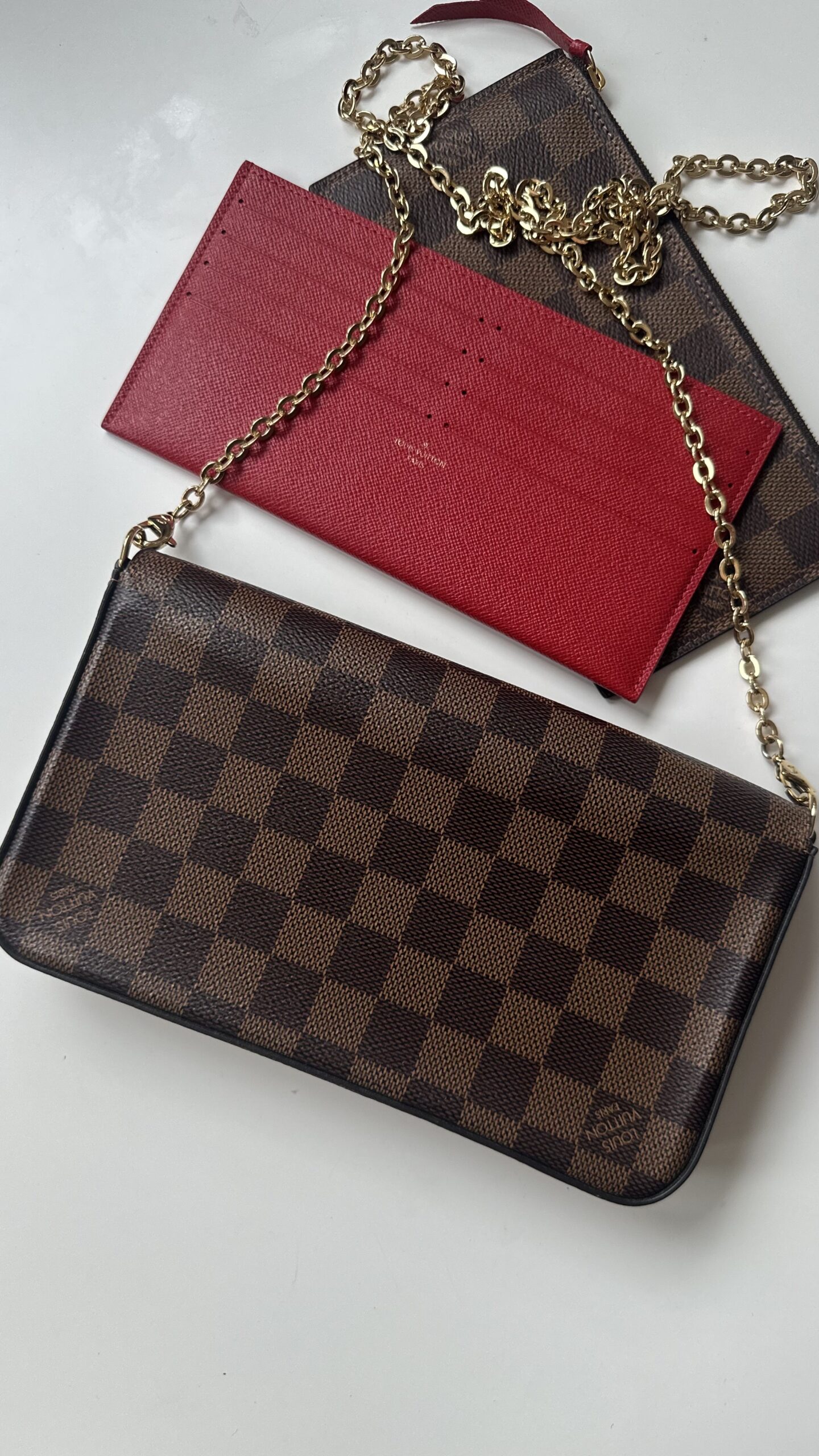 Louis Vuitton Felicie damier torebka - obrazek 6