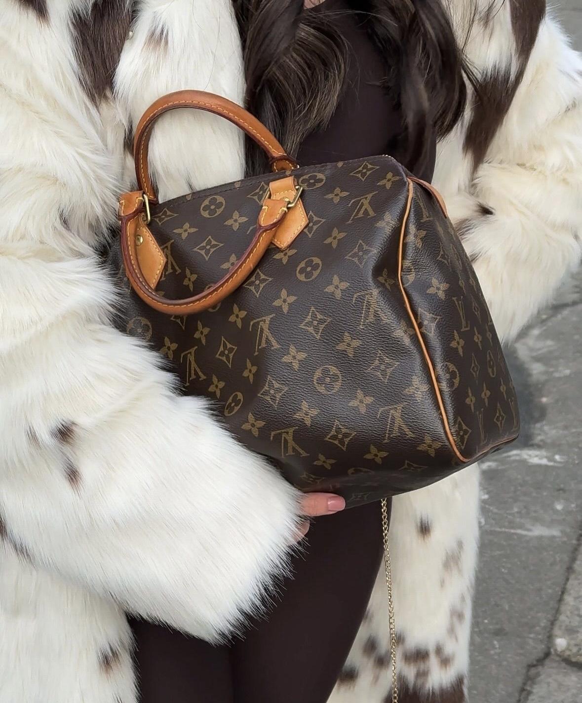 Louis Vuitton speedy 30 monogram vintage kuferek - obrazek 9