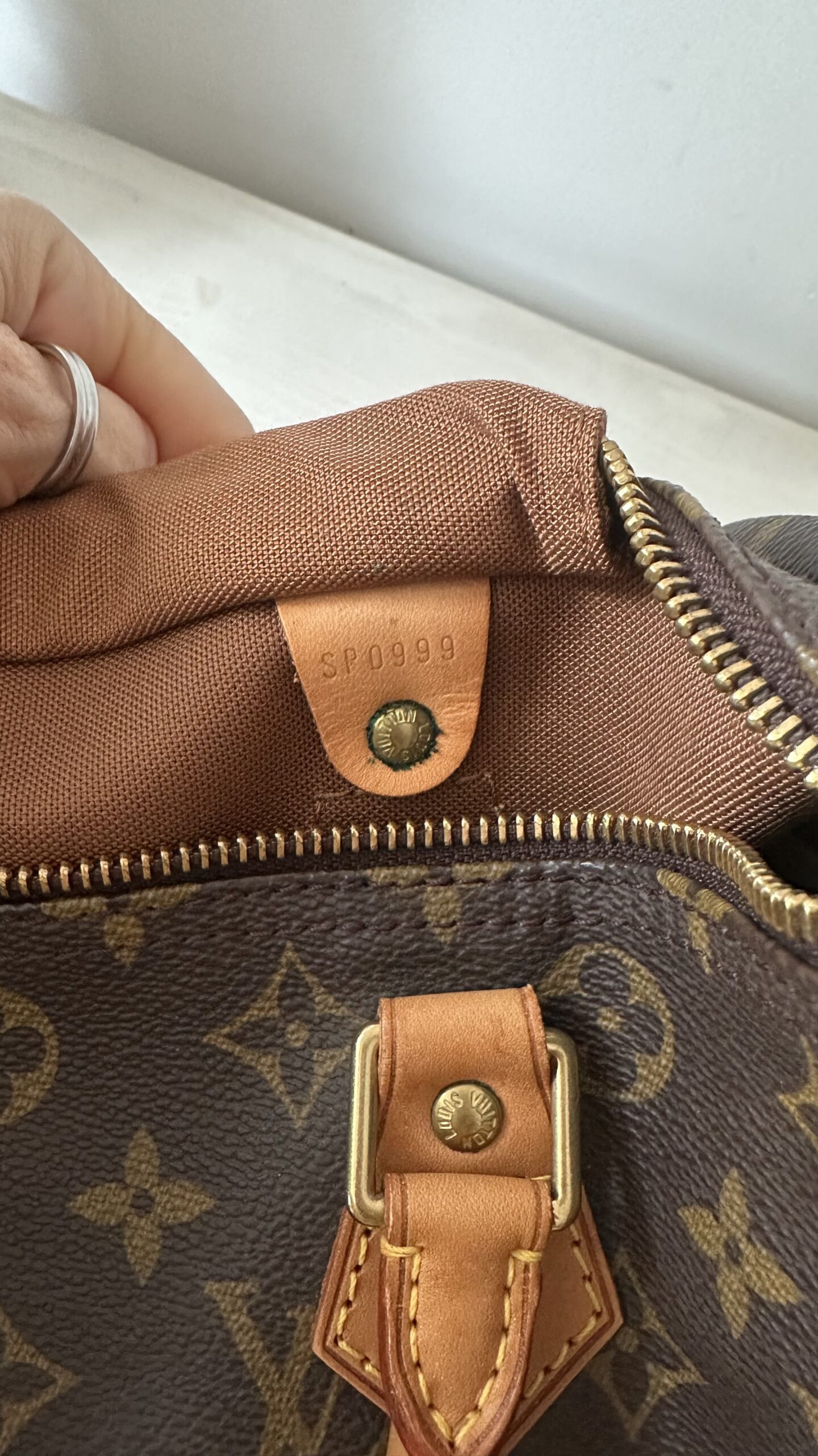 Louis Vuitton speedy 30 monogram vintage kuferek - obrazek 7