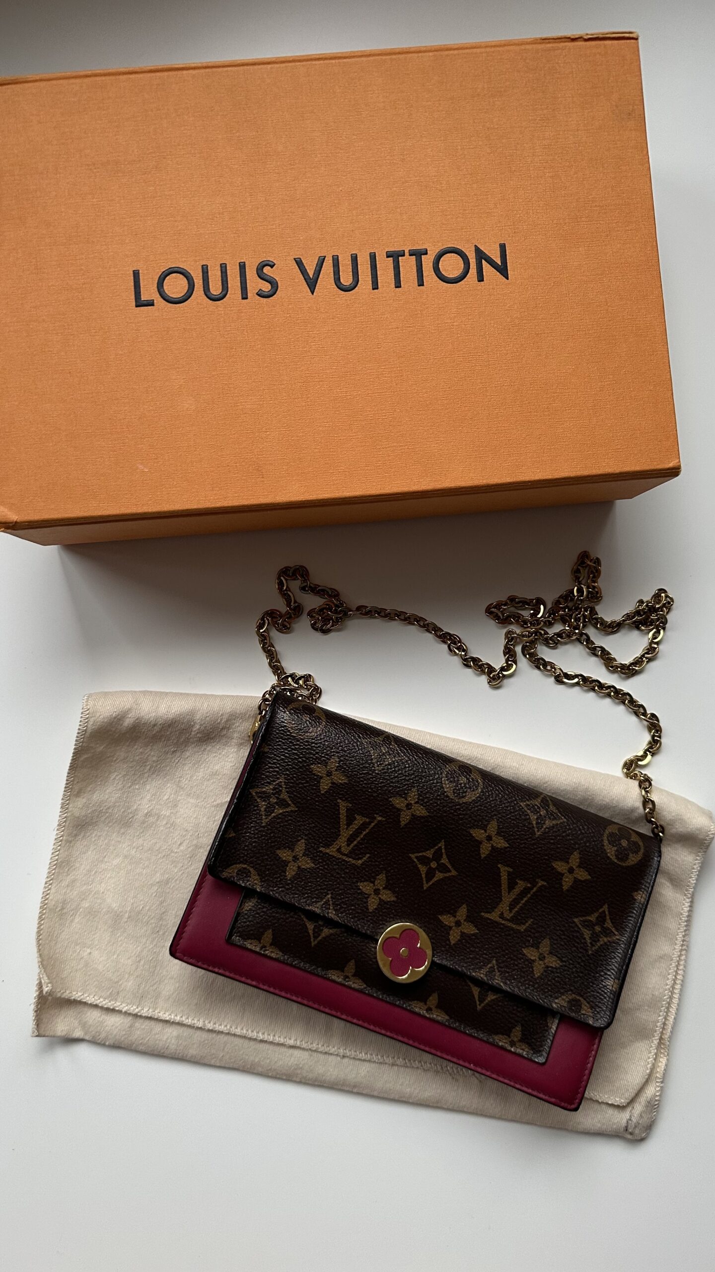 Louis Vuitton Florę Chain Wallet torebka na łańcuszku