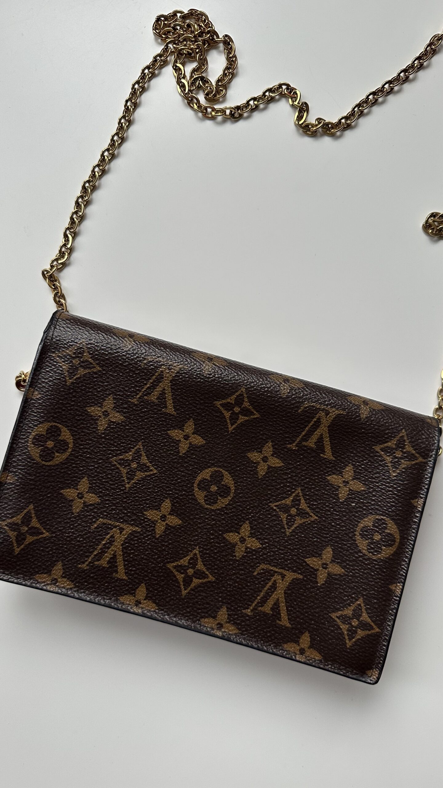 Louis Vuitton Florę Chain Wallet torebka na łańcuszku - obrazek 5