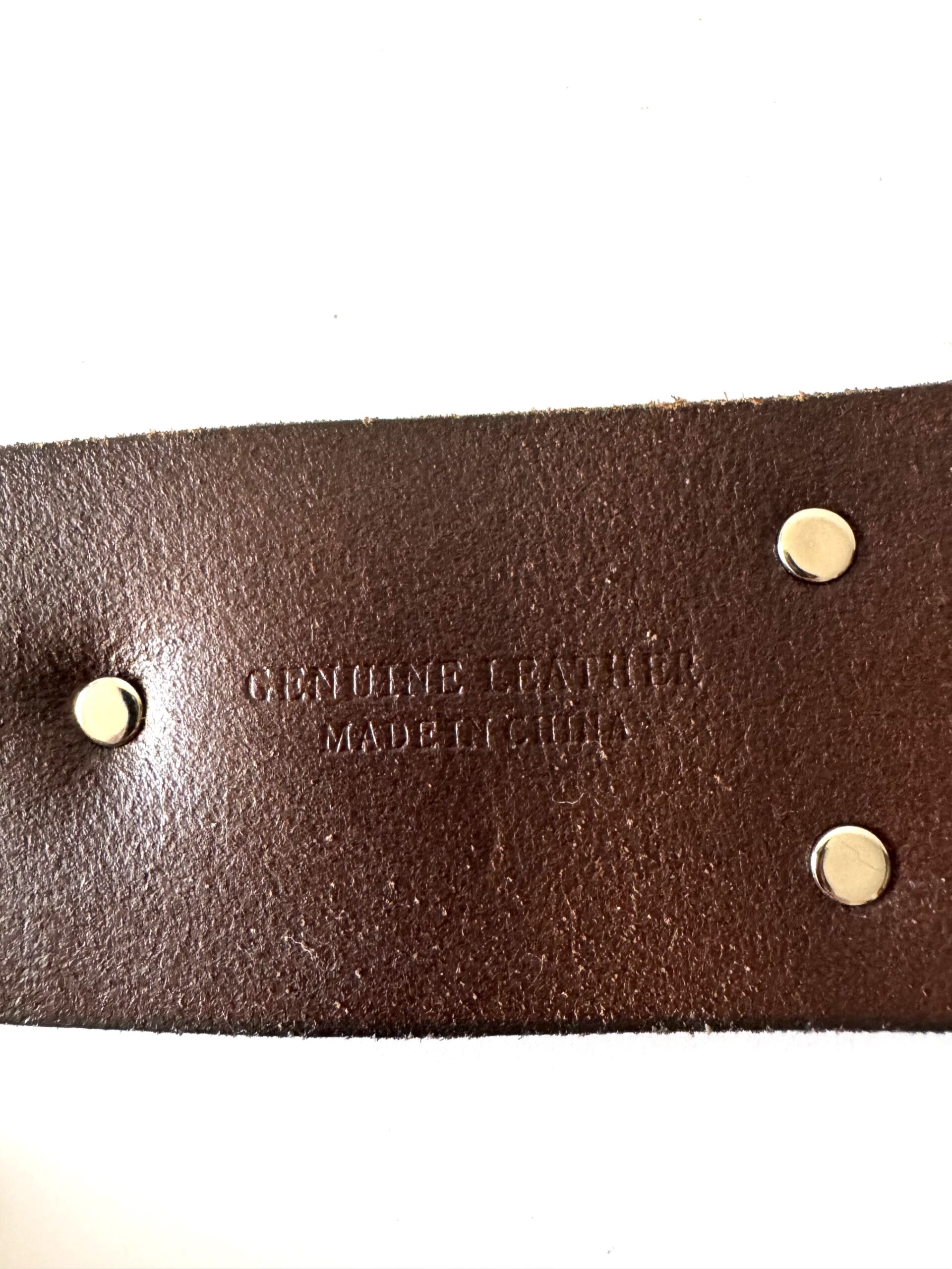RALPH LAUREN Leather Concho Belt - pasek - obrazek 9
