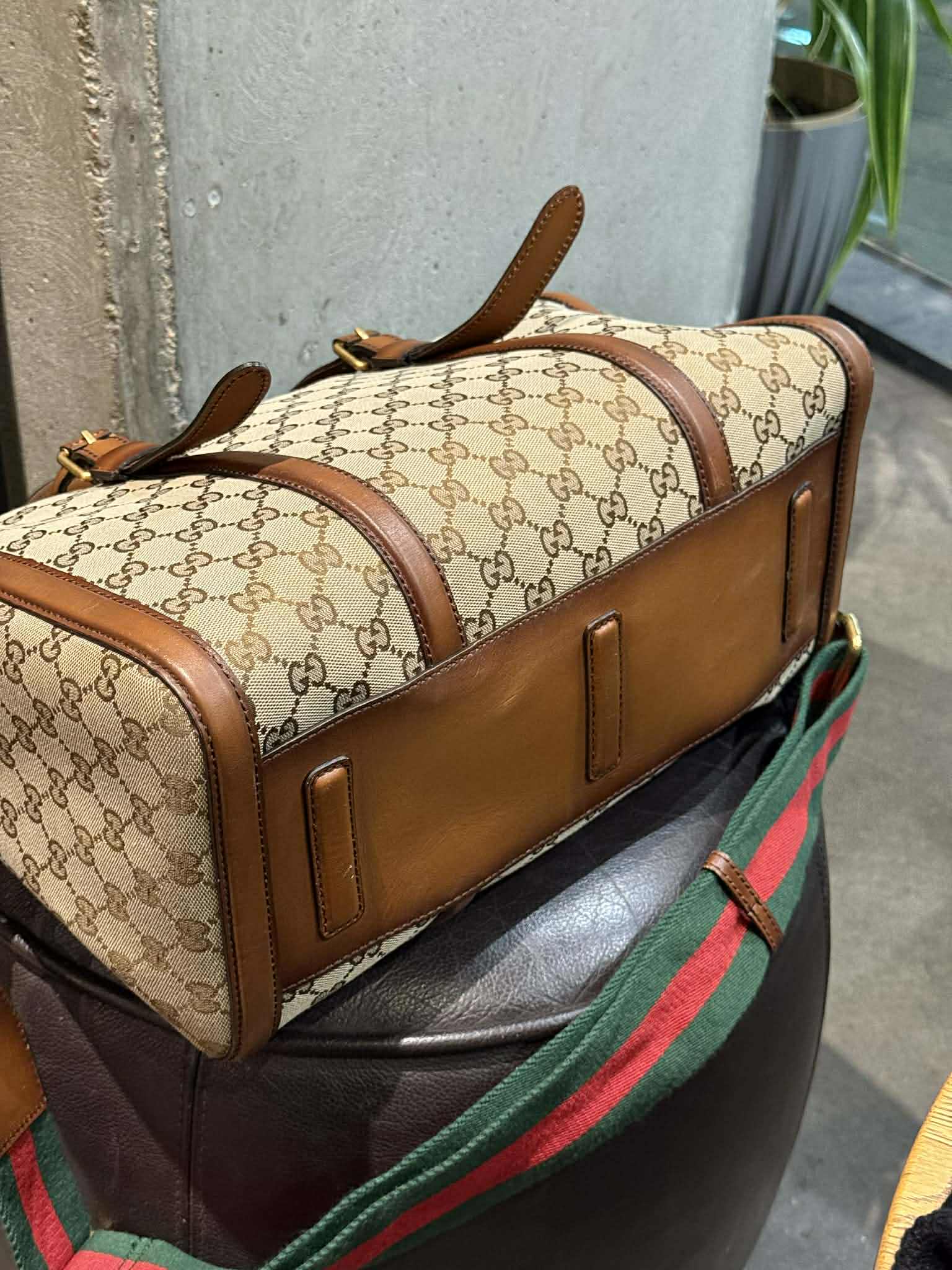 Gucci Lady Web Boston Bag duża torebka - obrazek 8