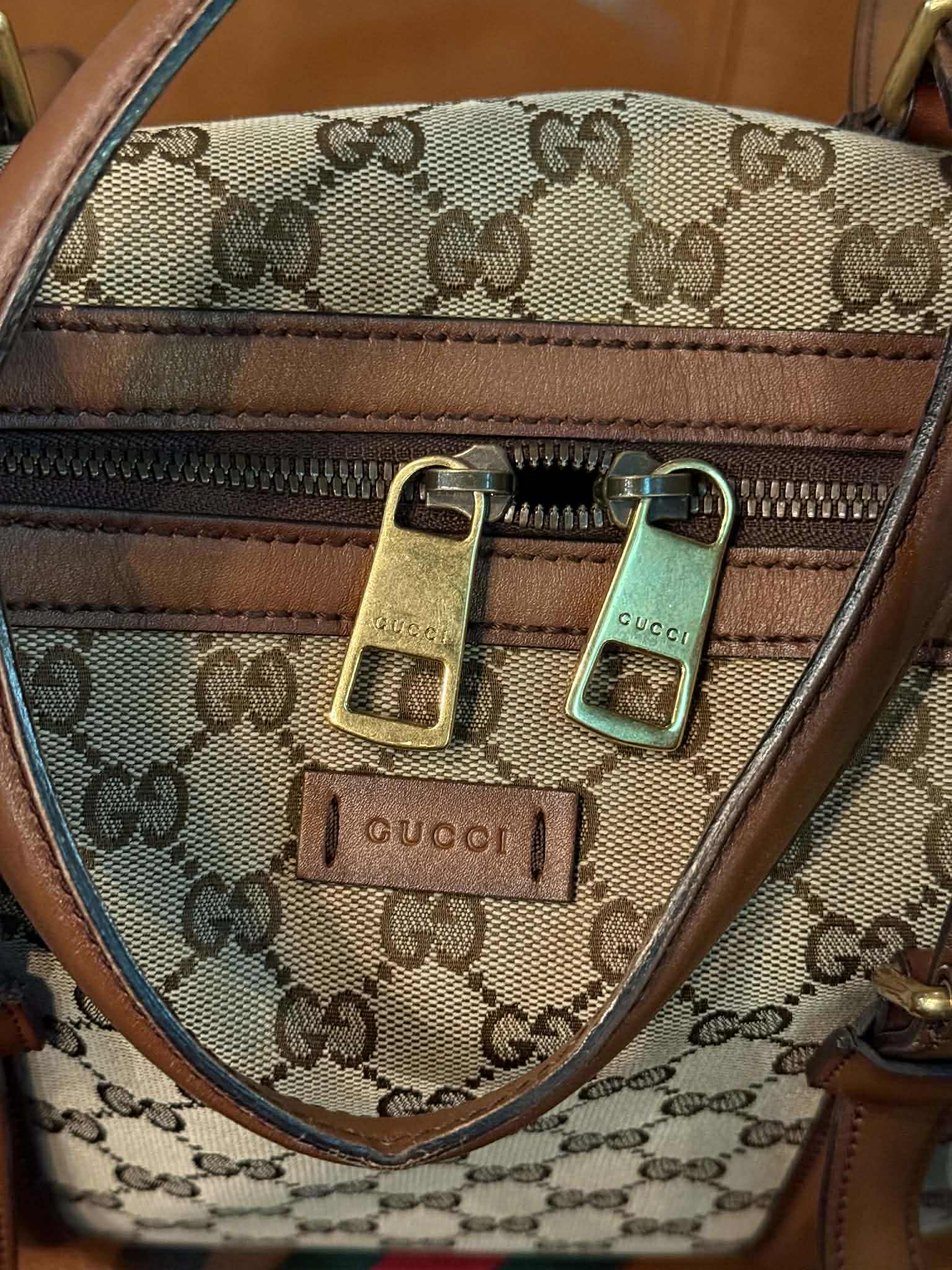 Gucci Lady Web Boston Bag duża torebka - obrazek 4