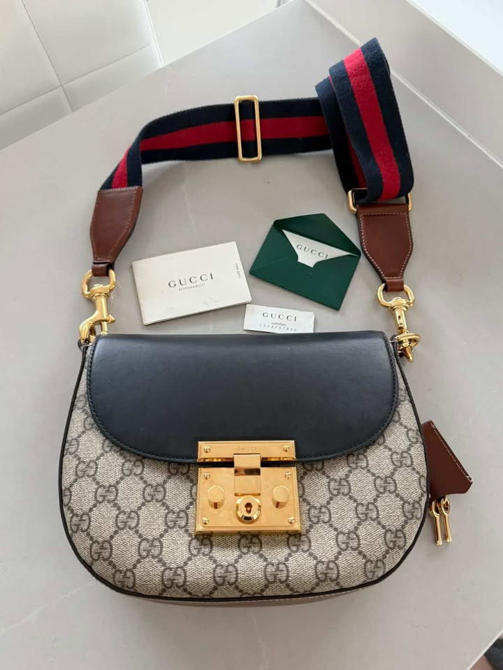 Gucci Padlock gg medium supreme torebka - obrazek 5