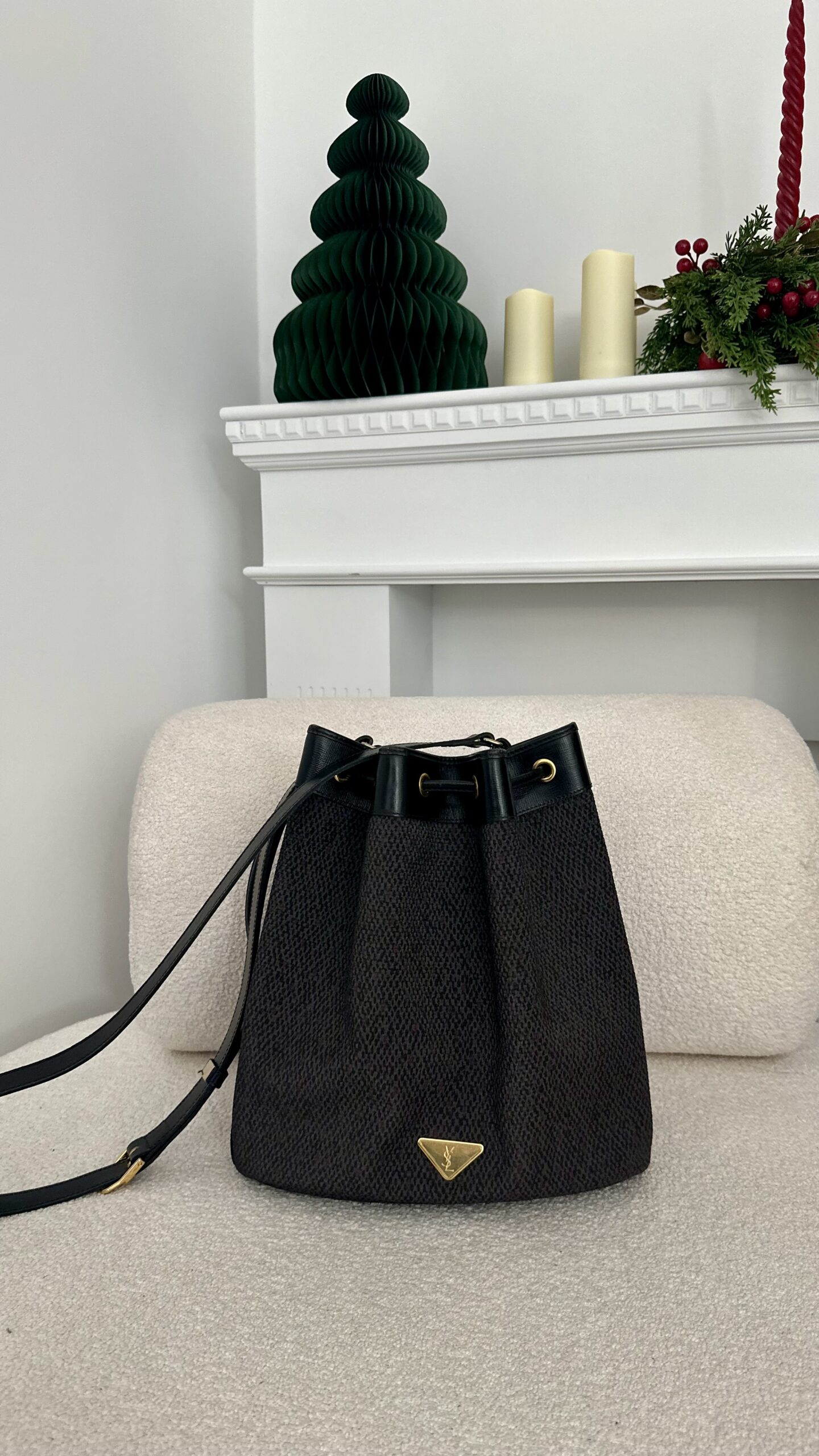 Yves Saint Laurent bucket worek vintage