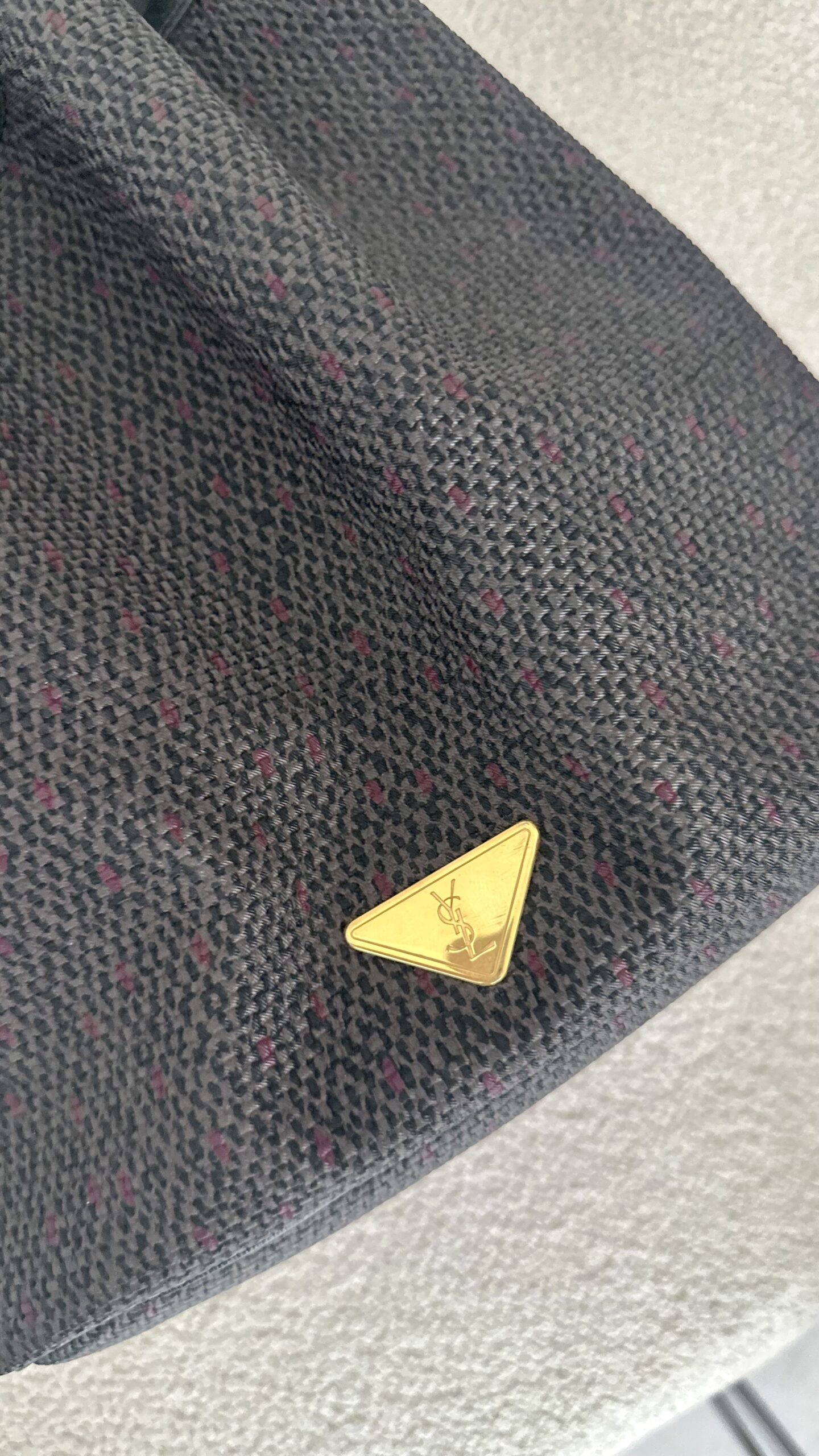 Yves Saint Laurent bucket worek vintage - obrazek 3