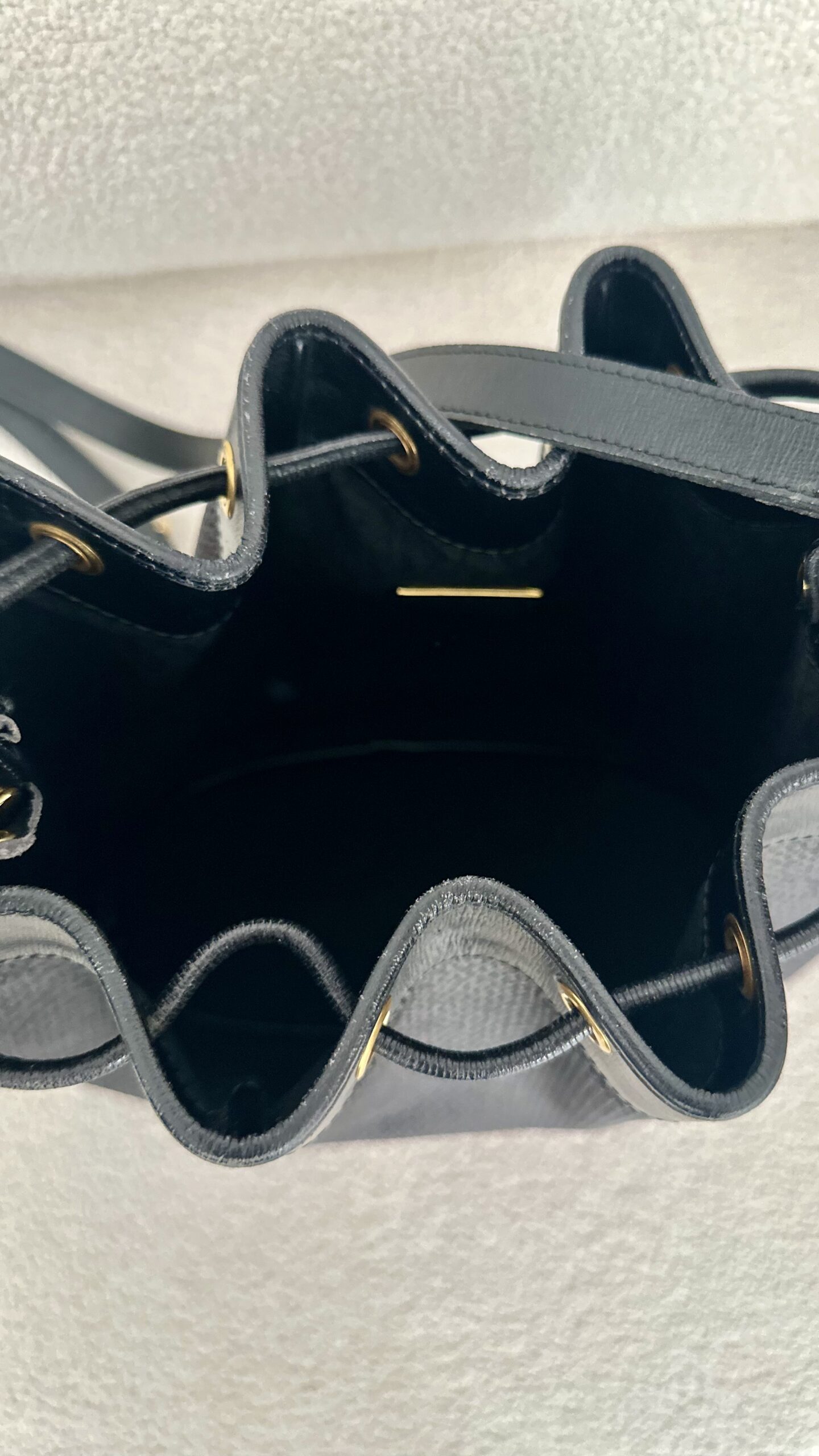 Yves Saint Laurent bucket worek vintage - obrazek 5