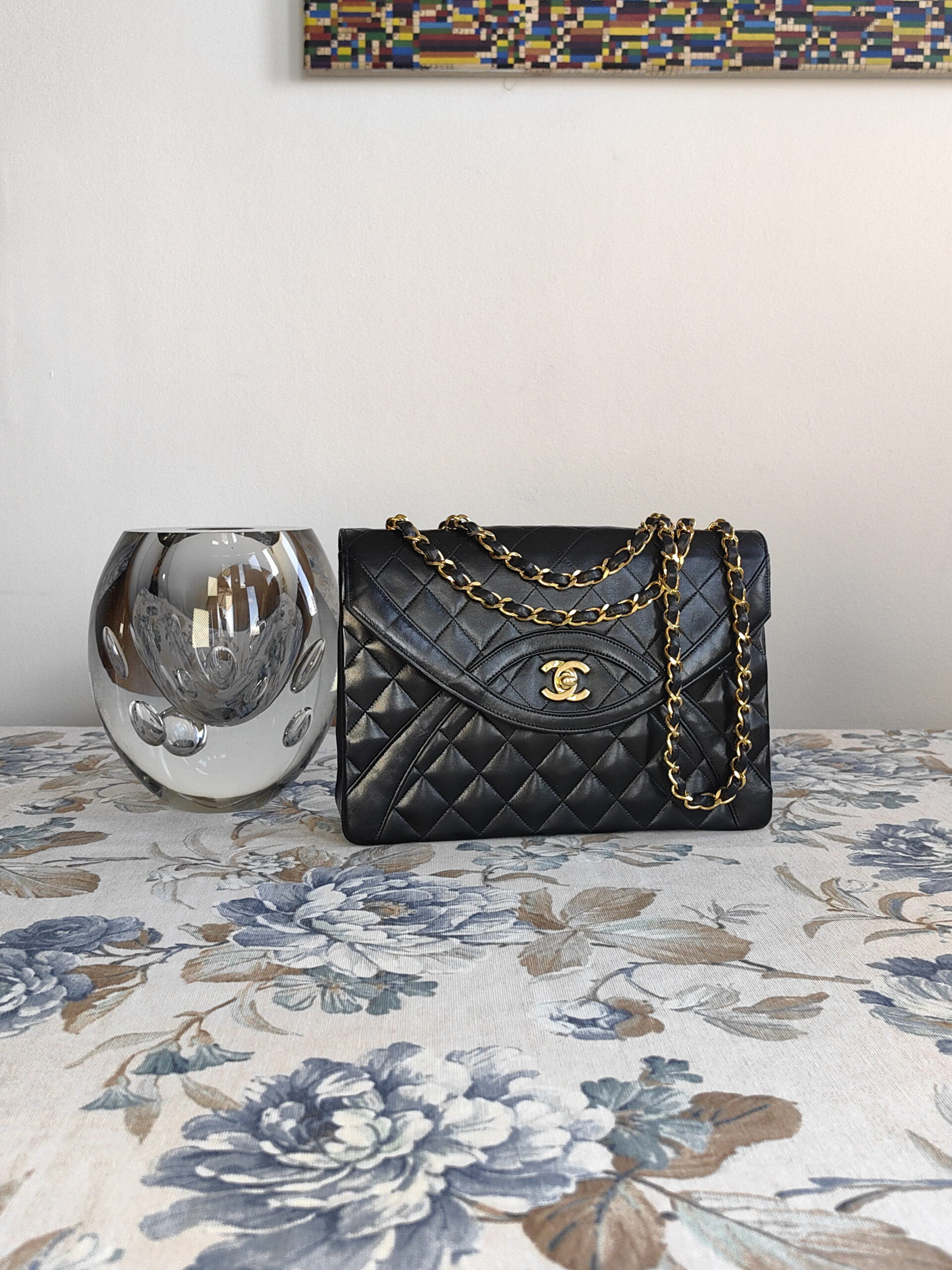 CHANEL medium box flap crossbody bag torebka