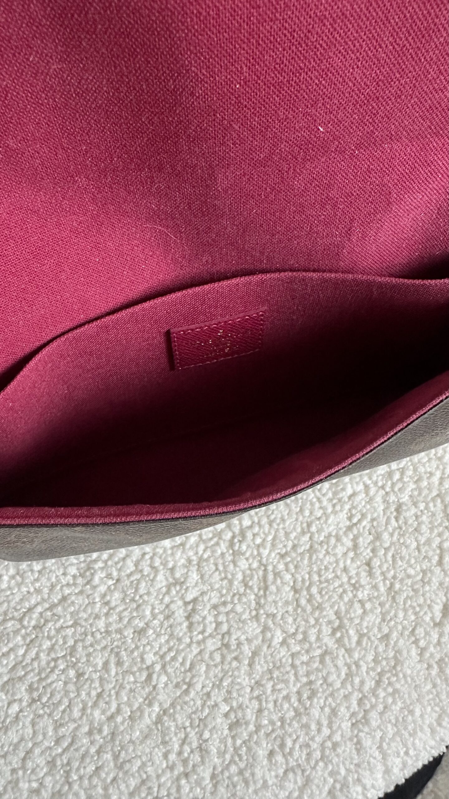 Louis Vuitton Felicie monogram pochette torebka na łańcuszku - obrazek 5